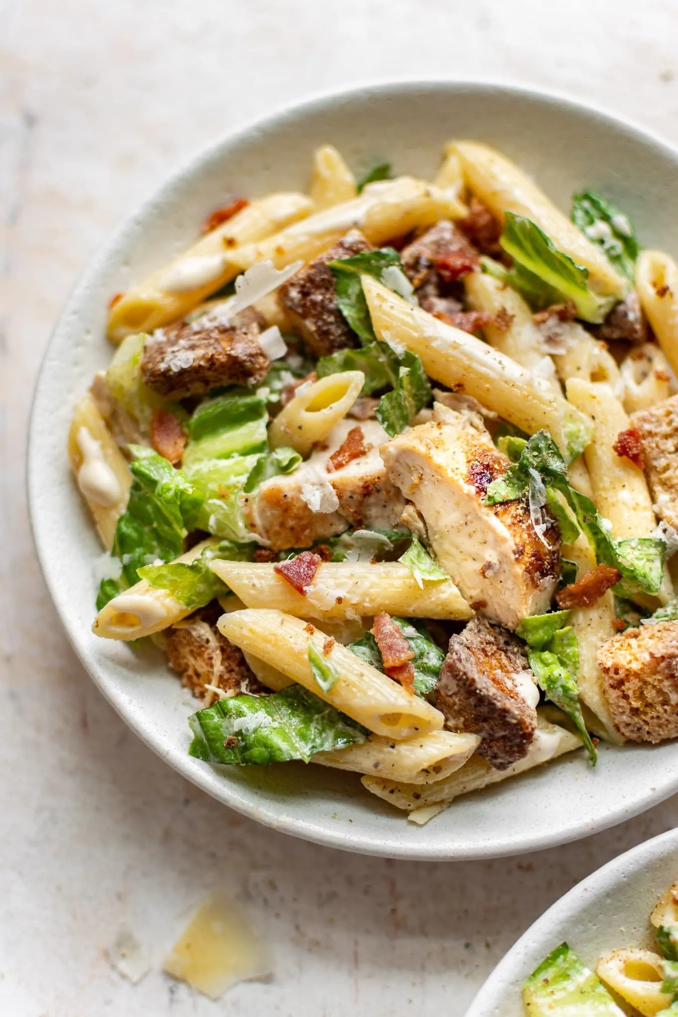 Chicken Bacon Caesar Pasta