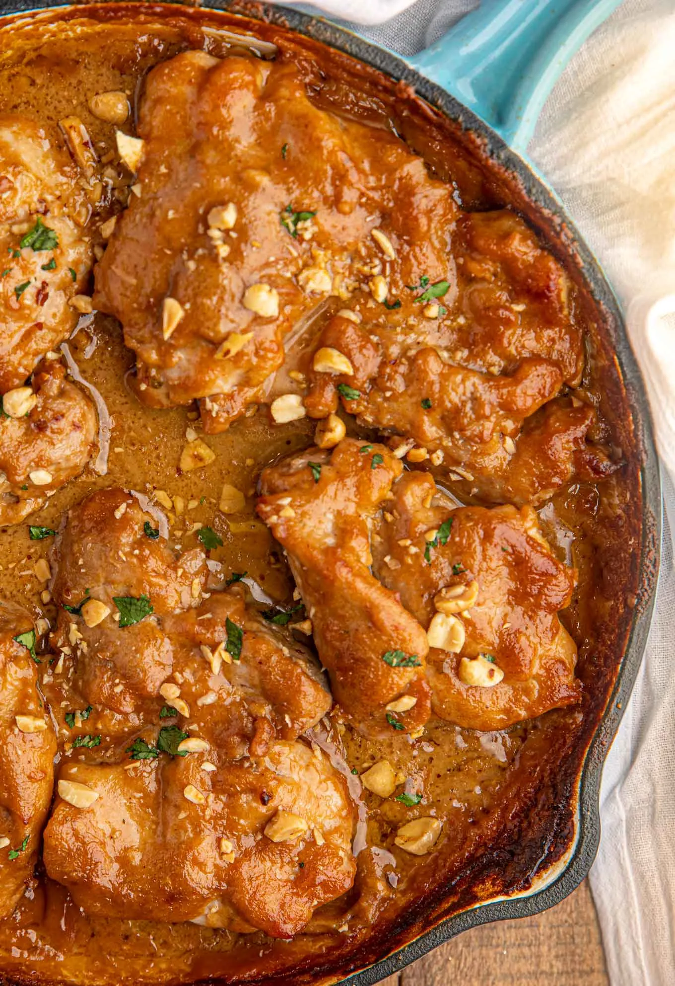 Chicken Baked with Pumpkin and Peanuts