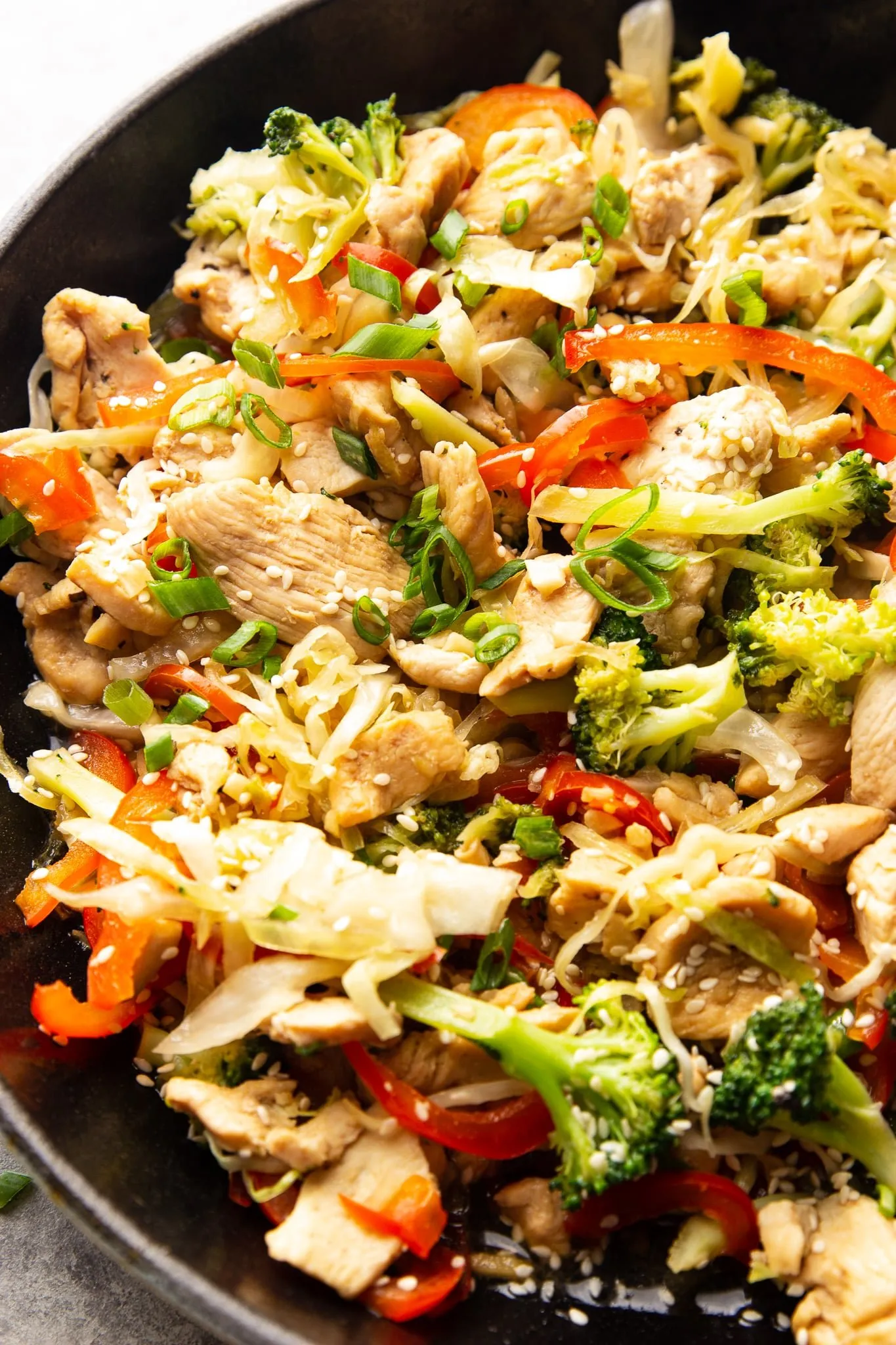 Chicken Cabbage Stir Fry