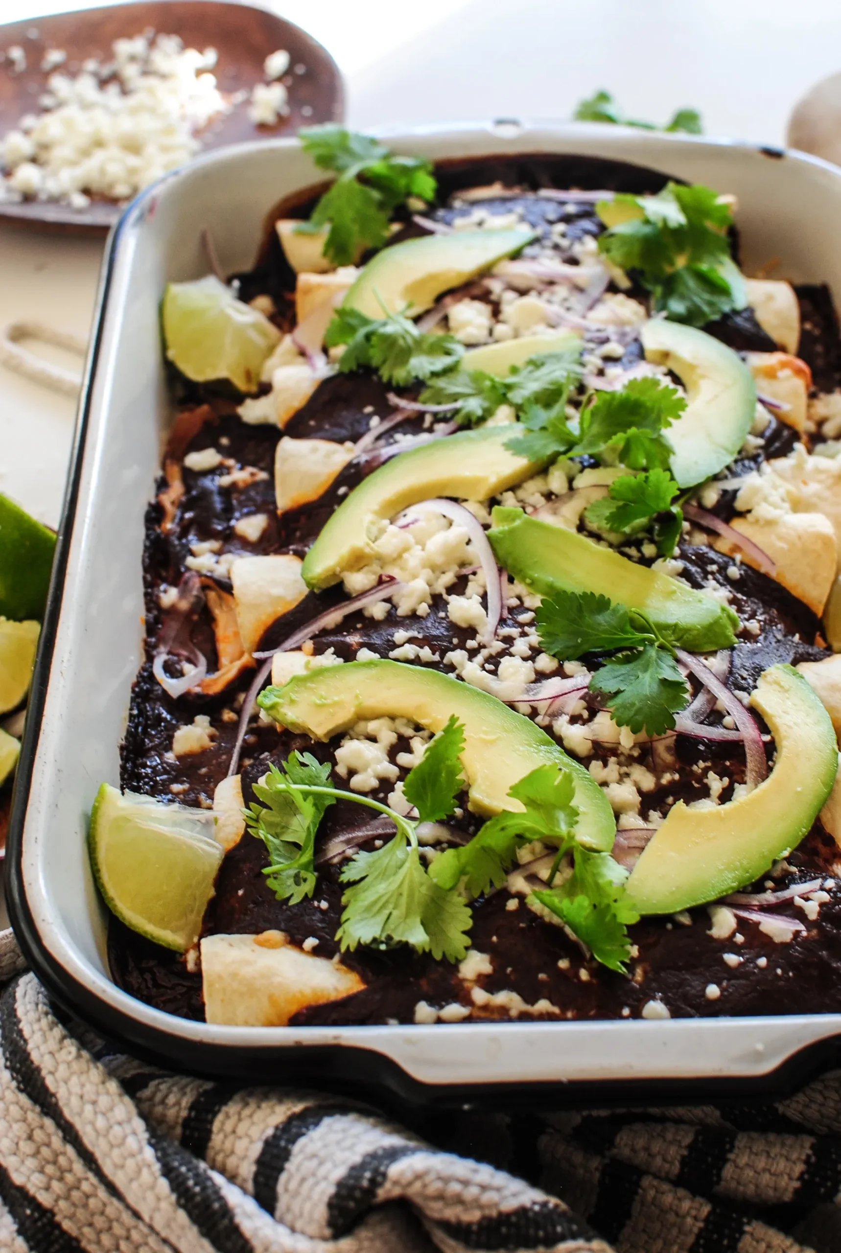 Chicken Enchiladas Easy Mole Sauce