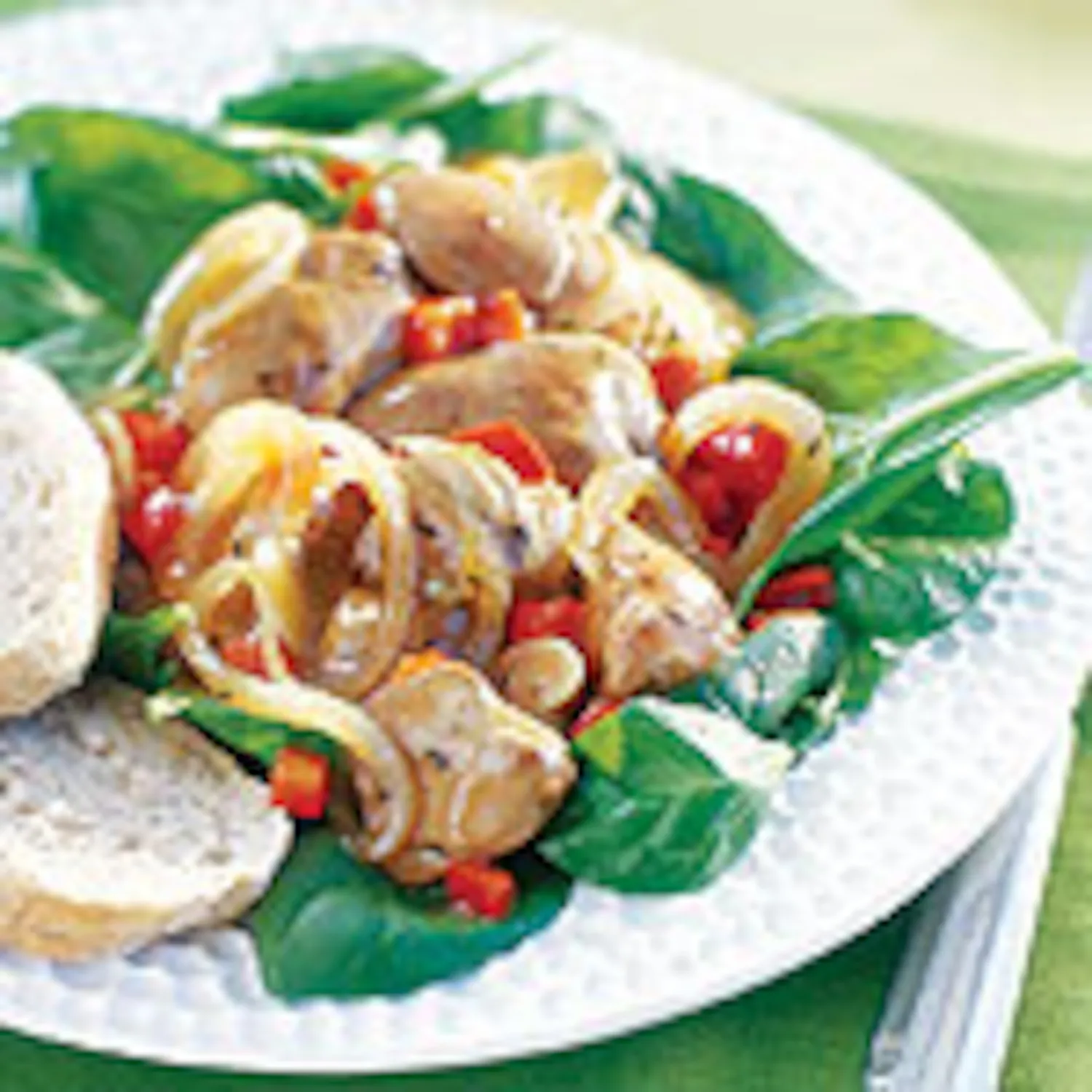 Chicken Liver and Red Pepper Spiedini