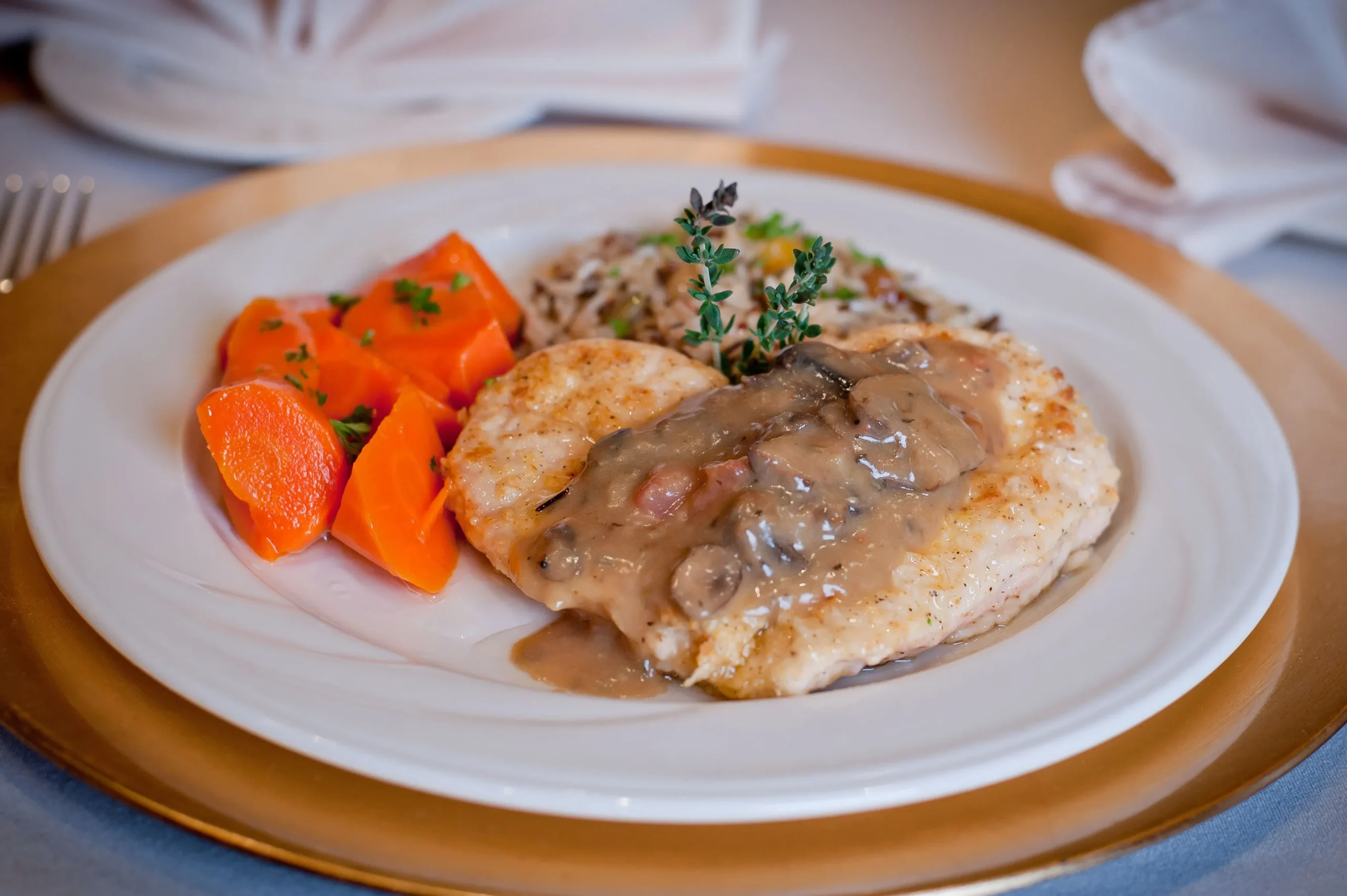Chicken Marsala with Artichoke Hearts