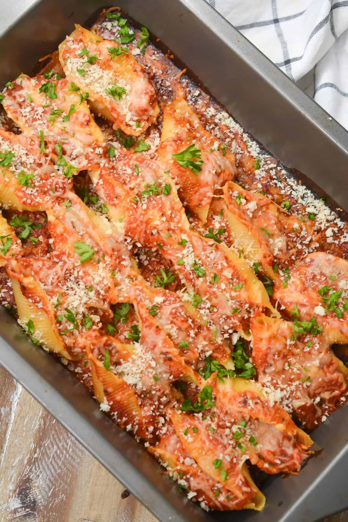 Chicken Parm Stuffed Shells