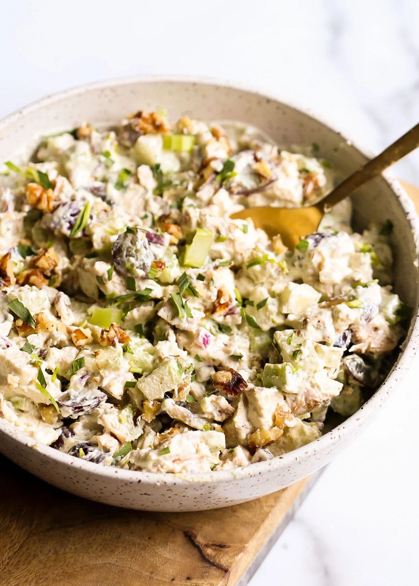 Chicken Salad with Whipped Cottage Cheese High Protein