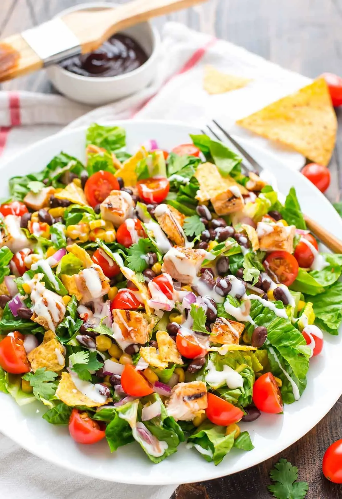 Chicken Tortilla Chip Salad