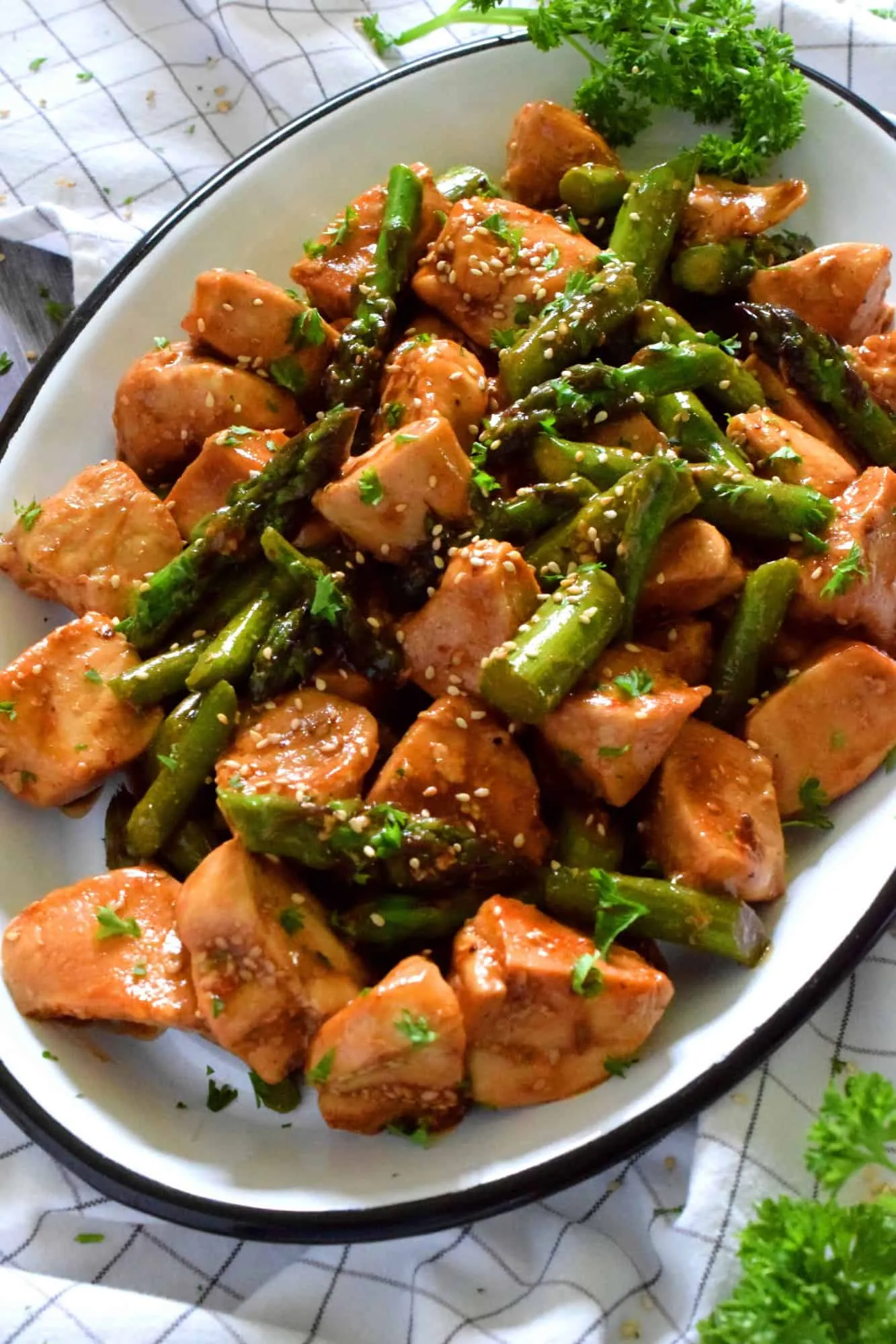 Chicken and Asparagus Teriyaki