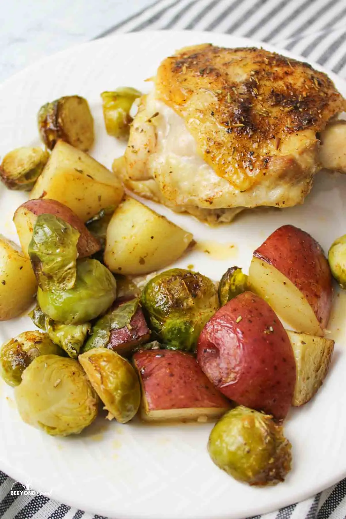 Chicken and Brussels Sprouts Potatoes