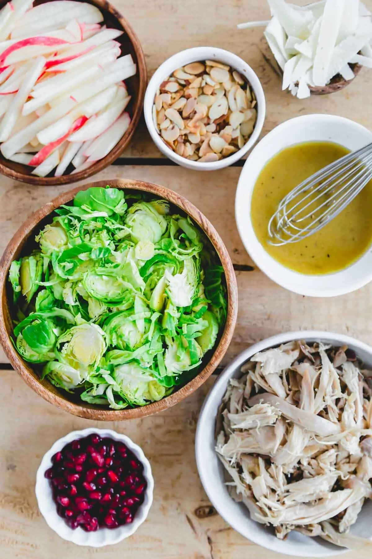 Chicken and Brussels Sprouts Salad