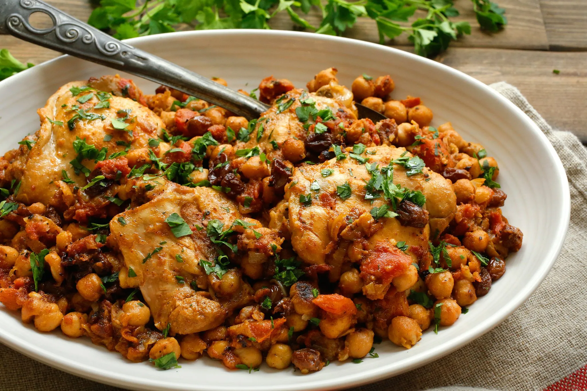 Chicken and Chickpea Stew