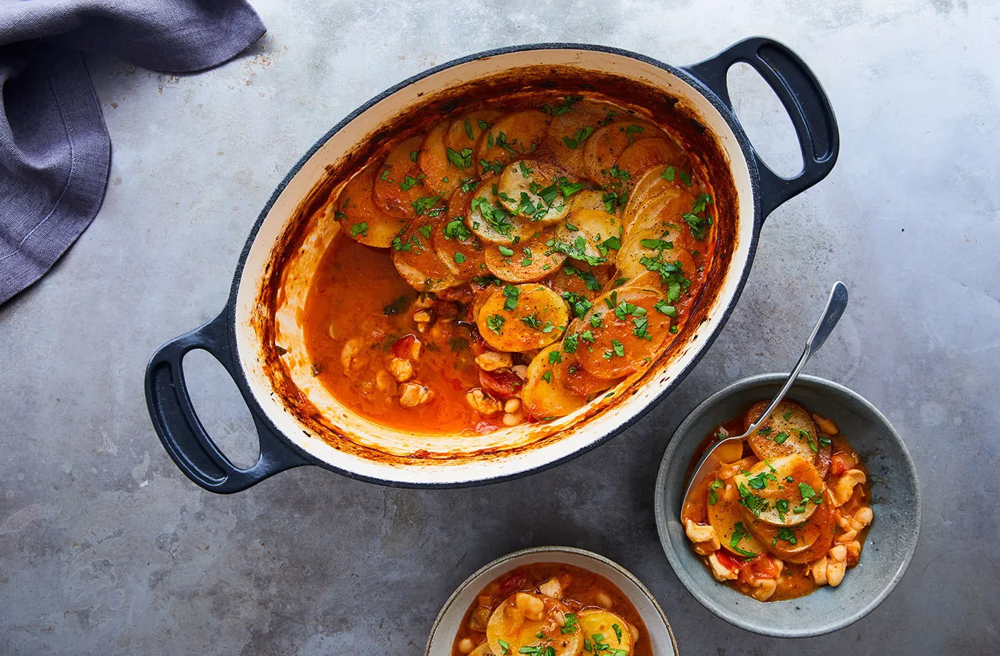 Chicken and Tomato Hot Pot