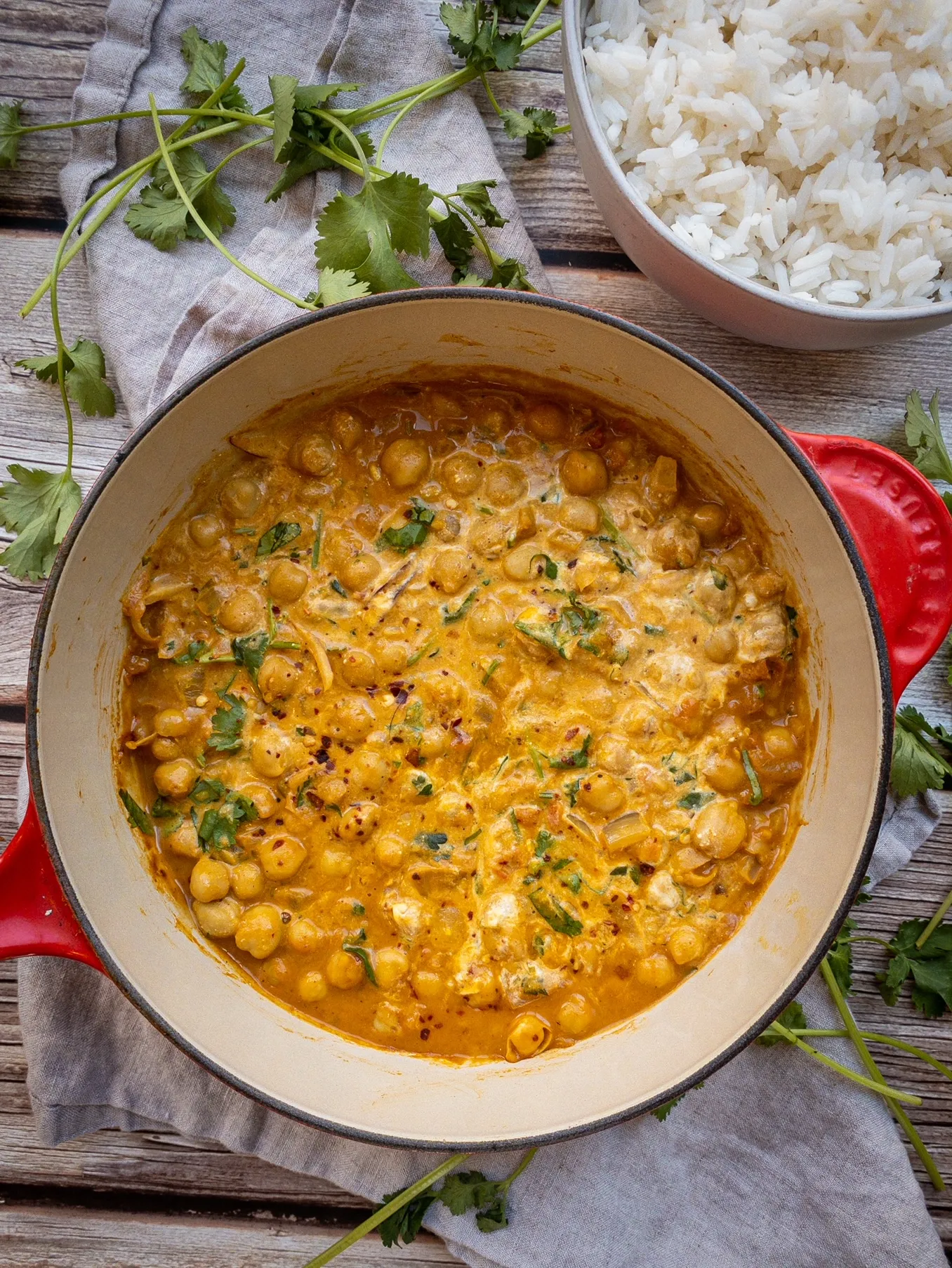 Chickpea Curry for One
