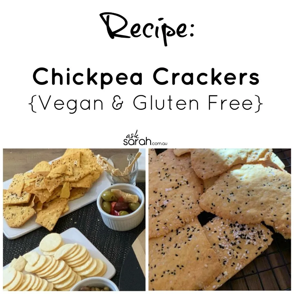 Chickpea Fennel Crackers Vegan
