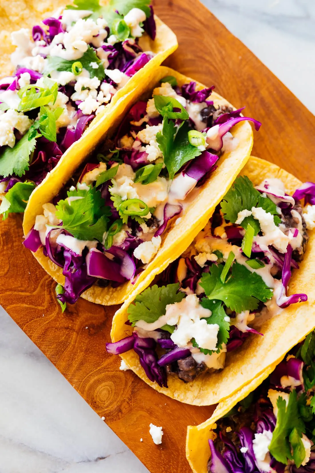 Chile Lime Black Bean Tacos