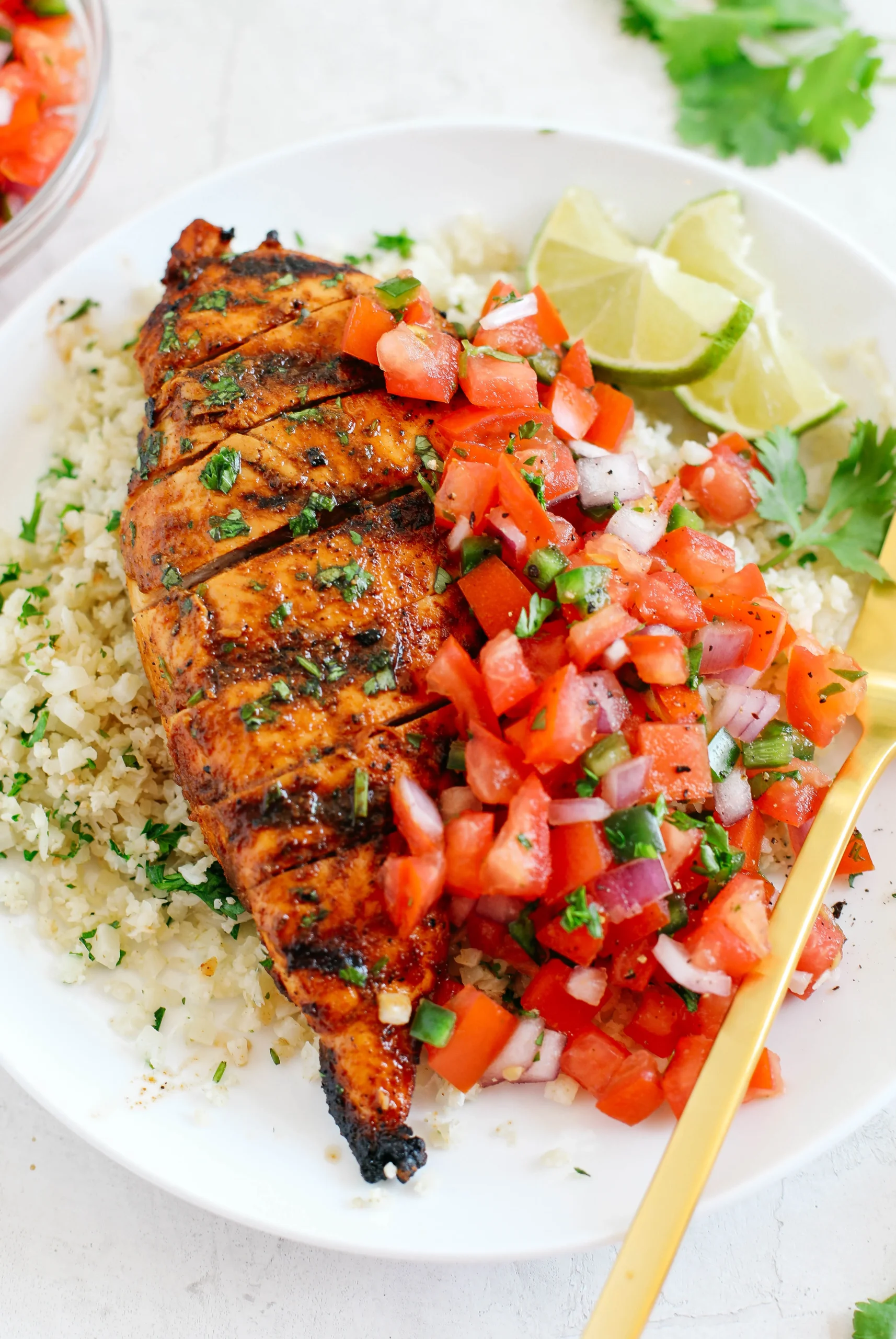 Chile Lime Chicken on Grill
