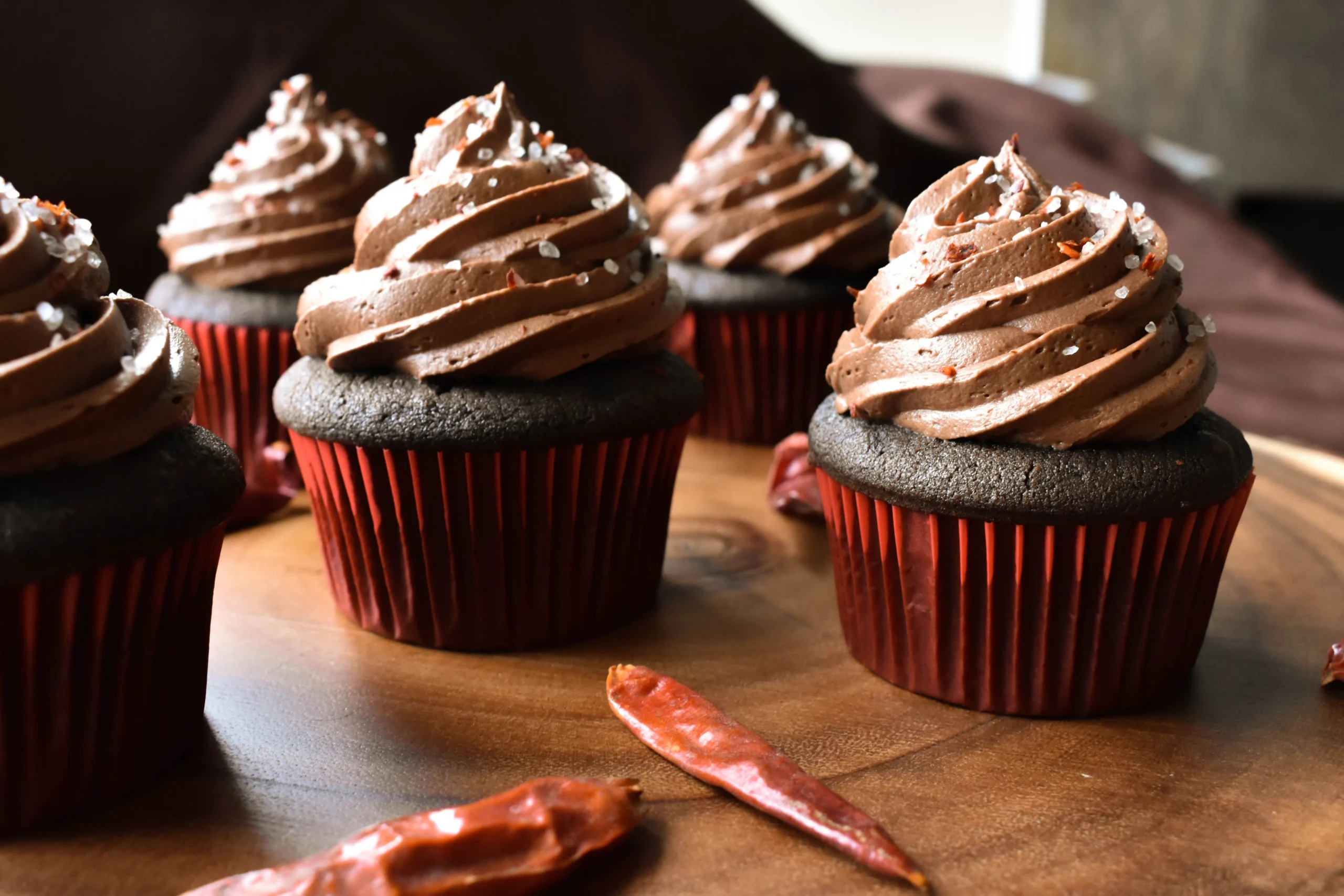 Chili Bowls Chocolate Filled Cupcakes