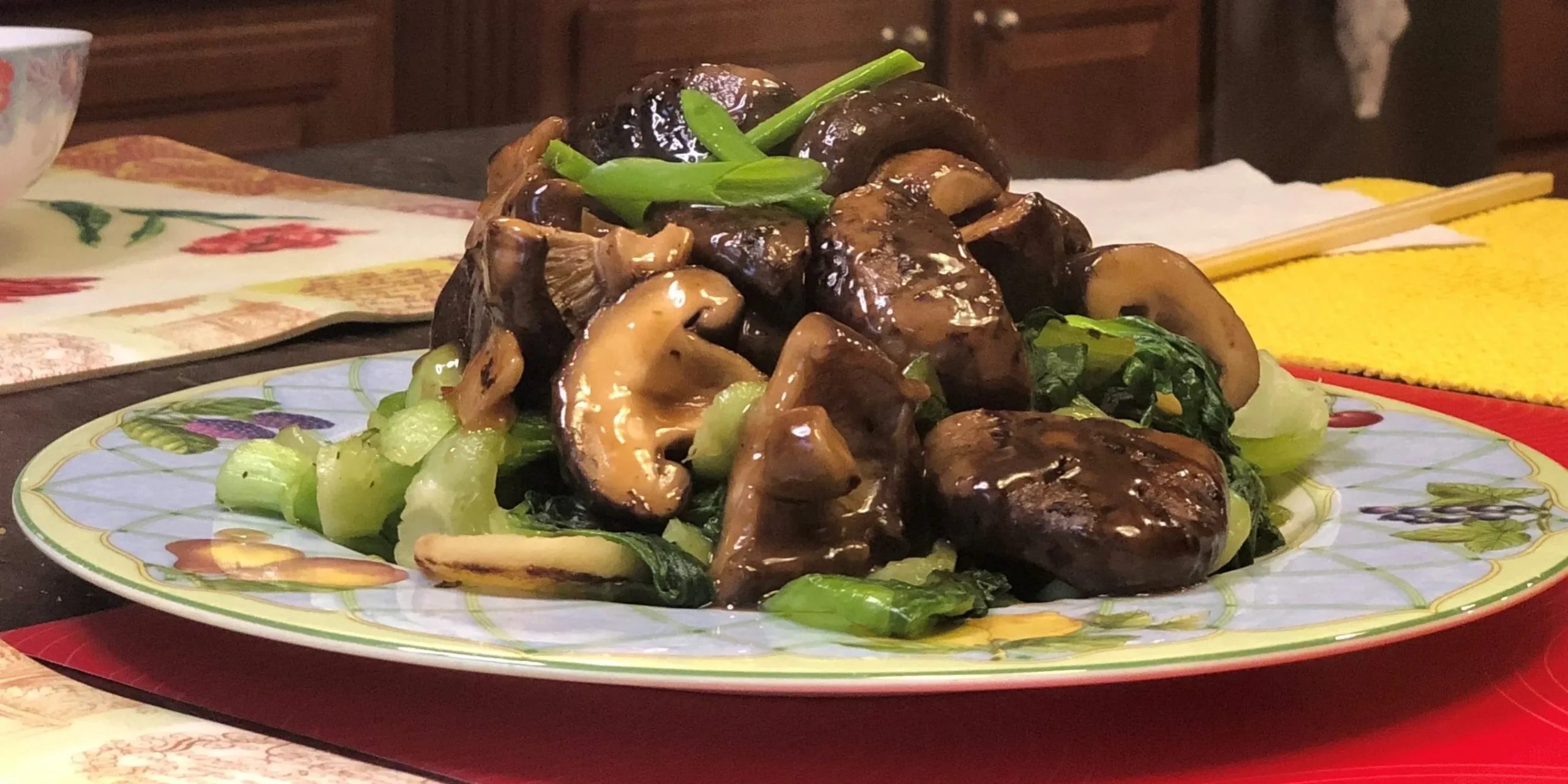 Chinese Braised Mushrooms, Oysters, and Fatt Choy