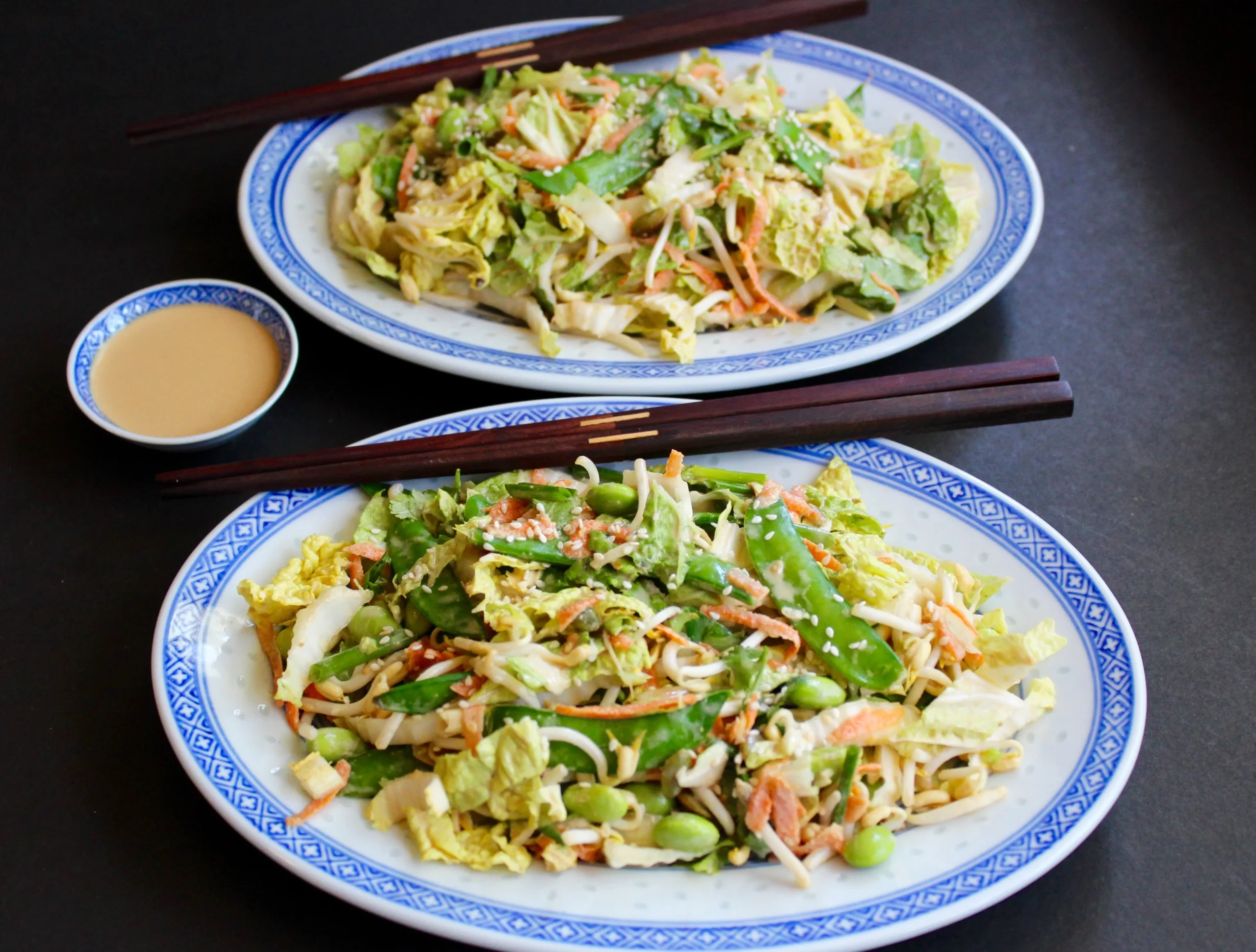 Chinese Sesame Garlic Cabbage