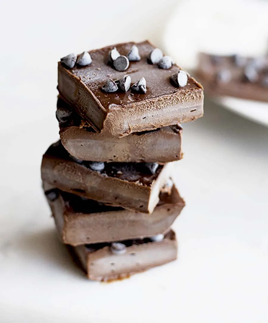 Chocolate Avocado Freezer Fudge
