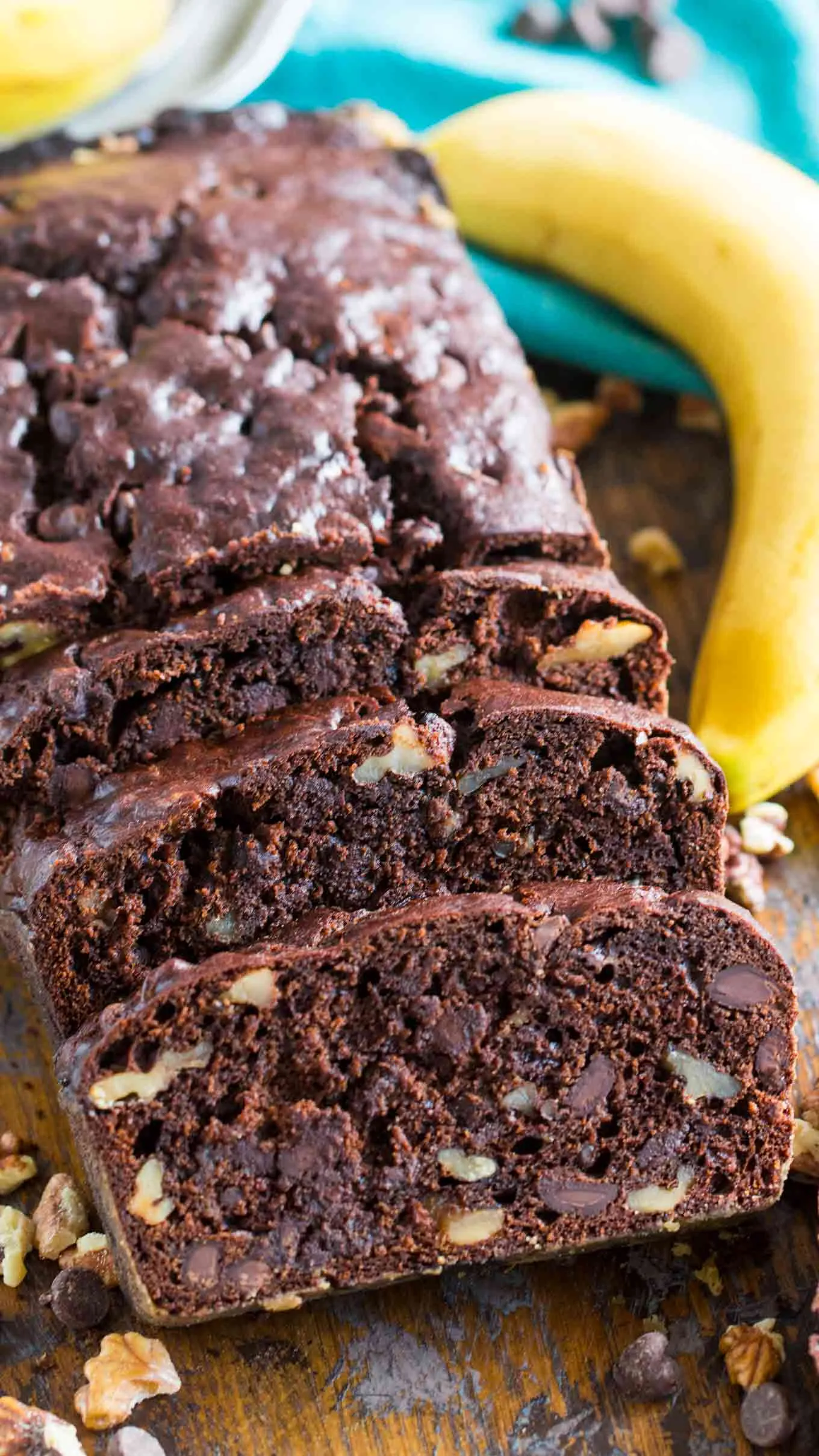 Chocolate Banana Nut Bread