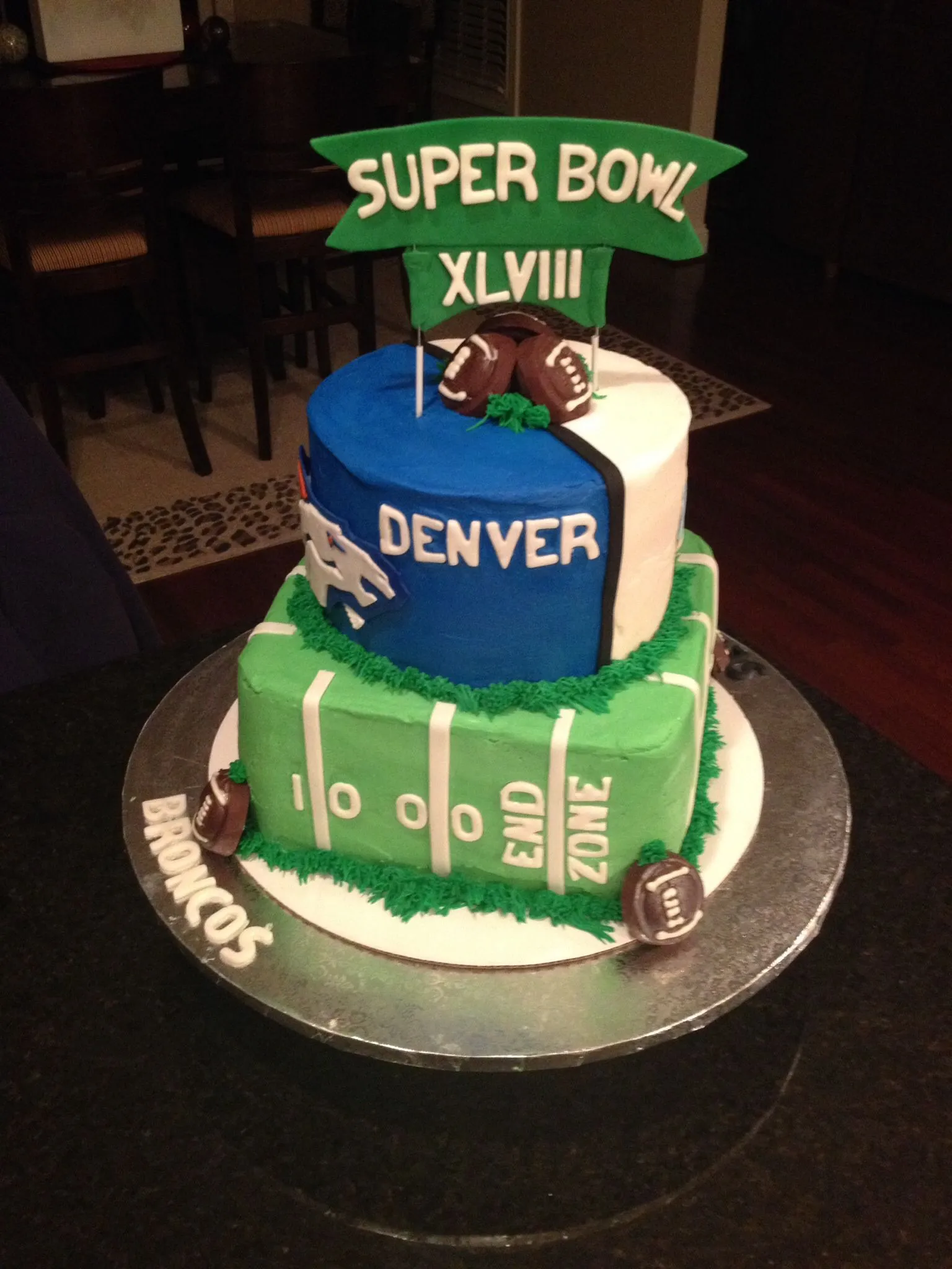 Chocolate Cake Super Bowl XLVII