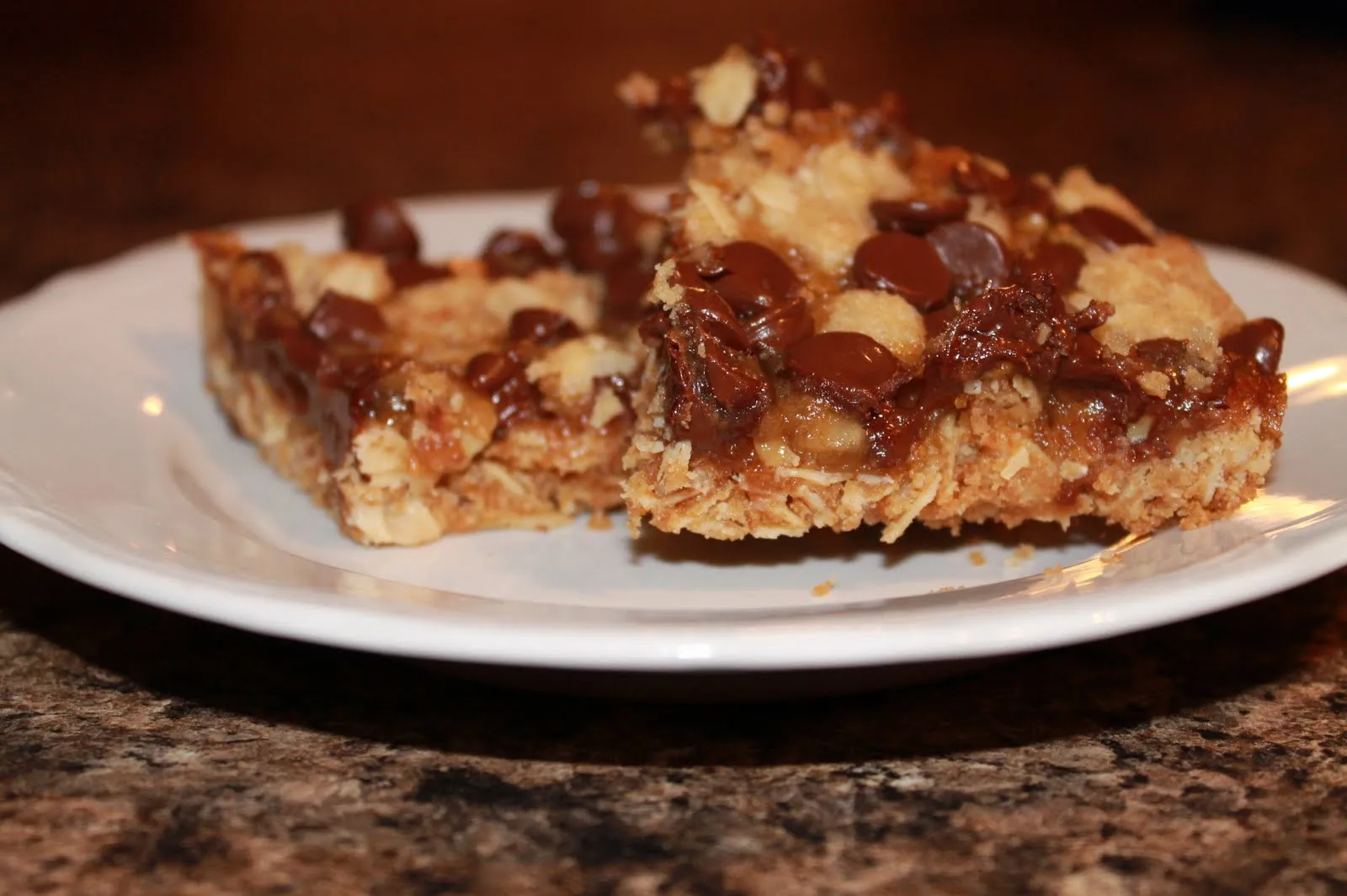 Chocolate Caramel Oatmeal Chews