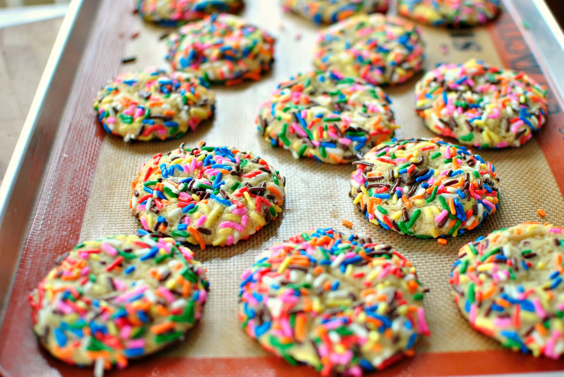 Chocolate Chip Sprinkles Cookies