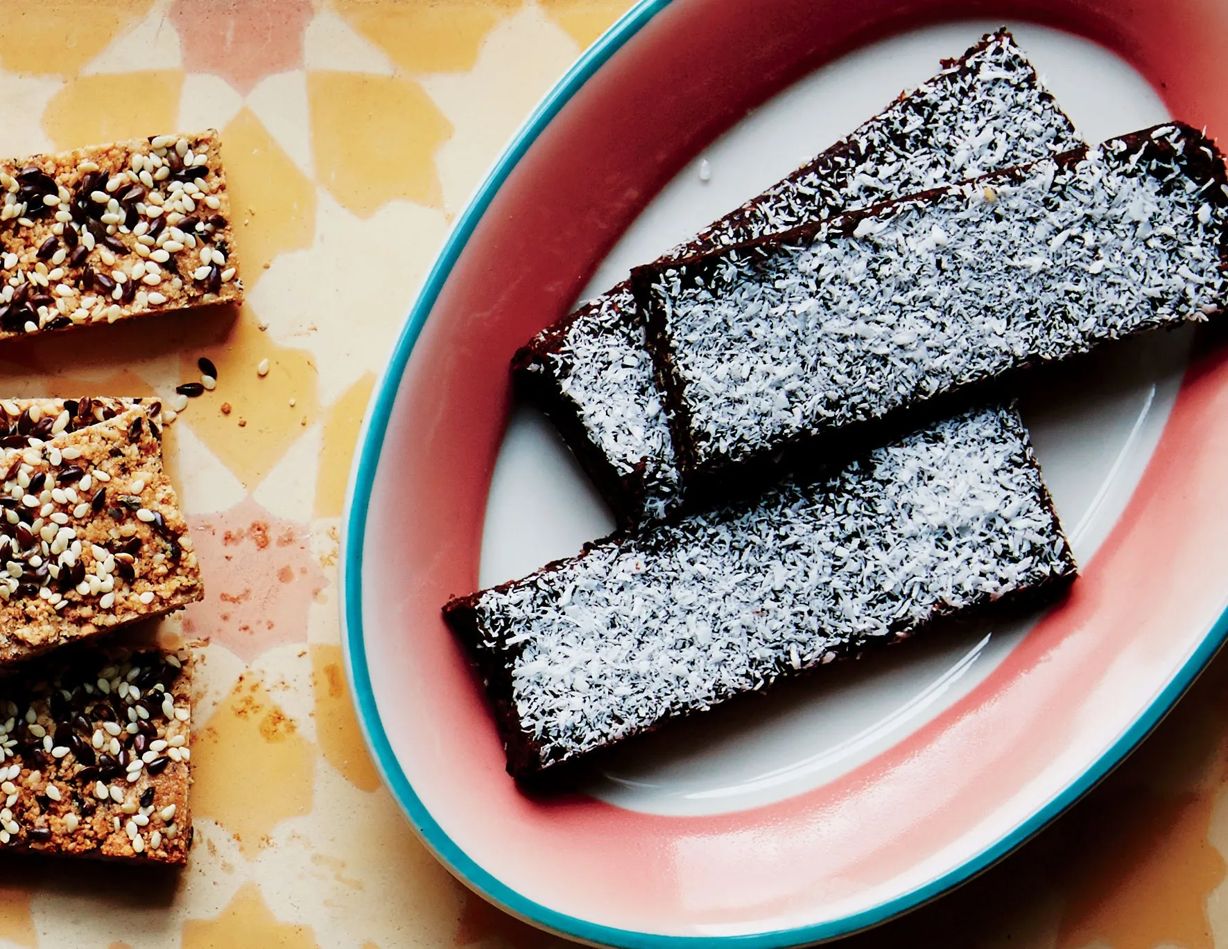 Chocolate Coconut Date Bars