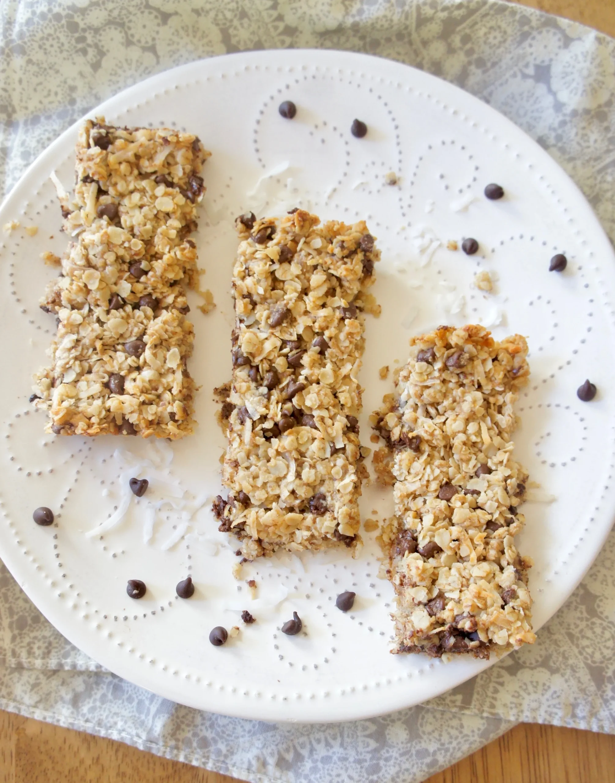 Chocolate Coconut Vegan Granola Bars