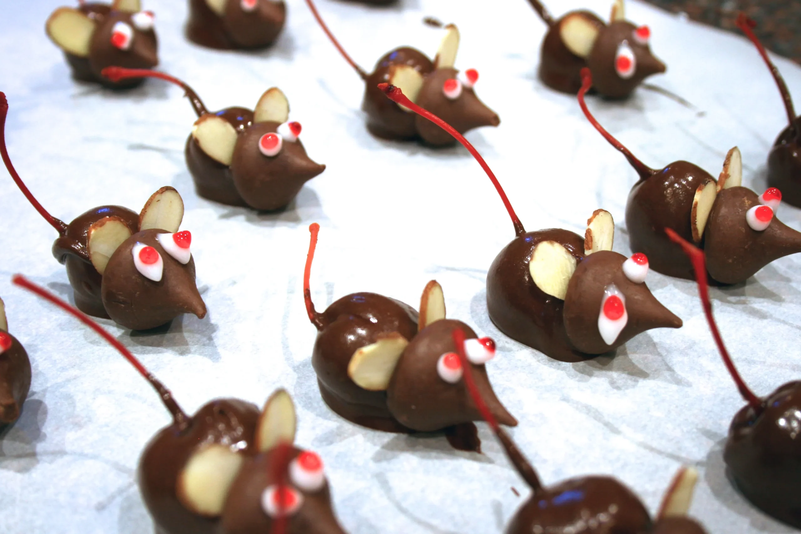 Chocolate Covered Cherry Mice