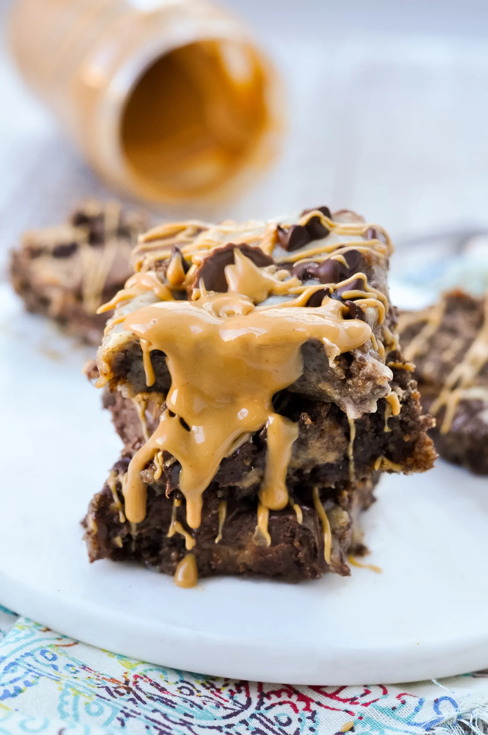 Chocolate Peanut Butter Magic Bars
