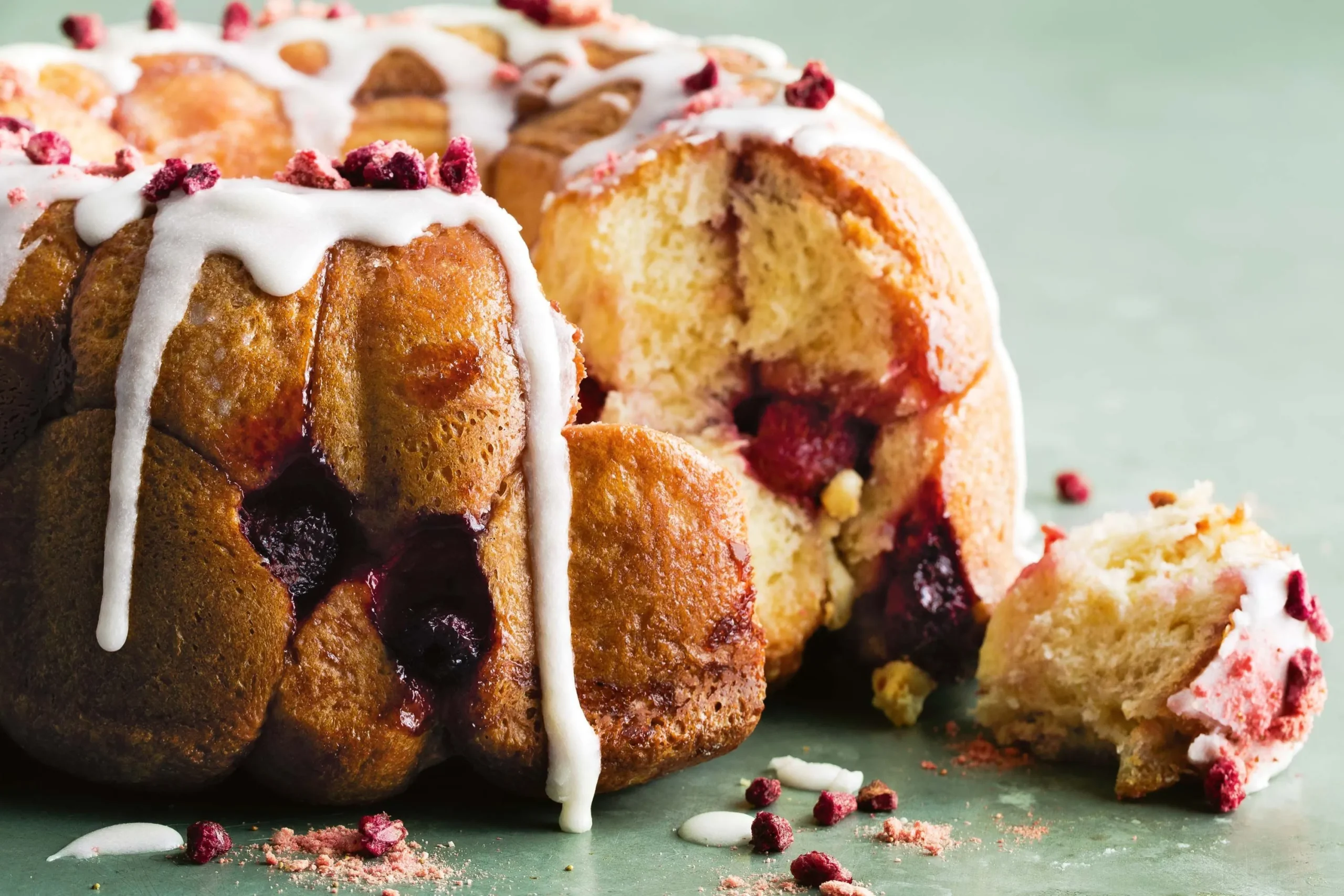 Chocolate Raspberry Monkey Bread