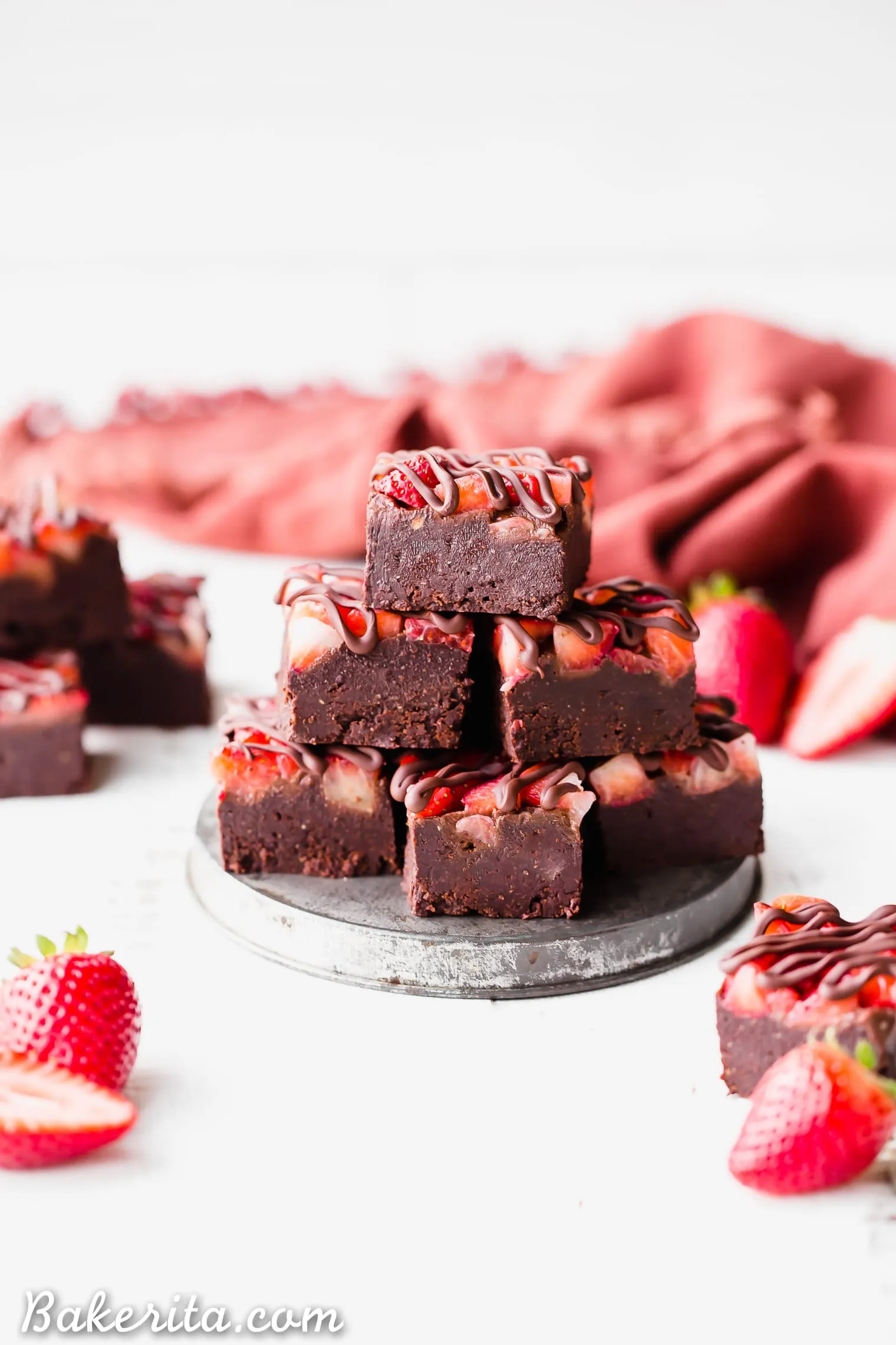 Chocolate Strawberry Fudge Paleo Vegan