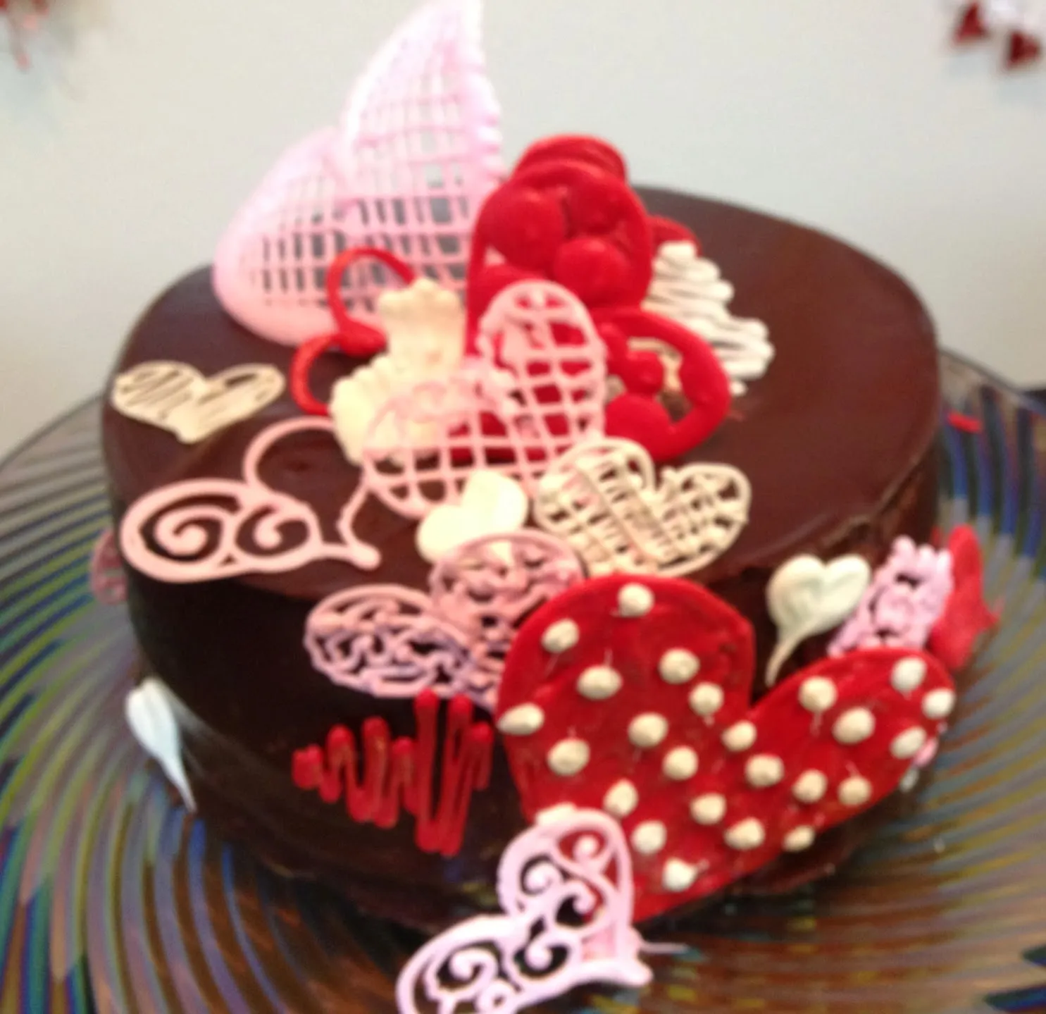 Chocolate Sweetheart Cakes for Two