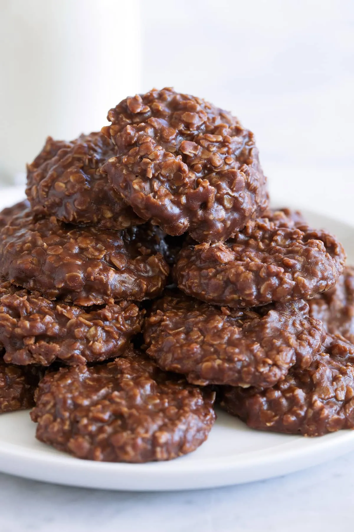 Chocolate Toffee No Bake Cookies