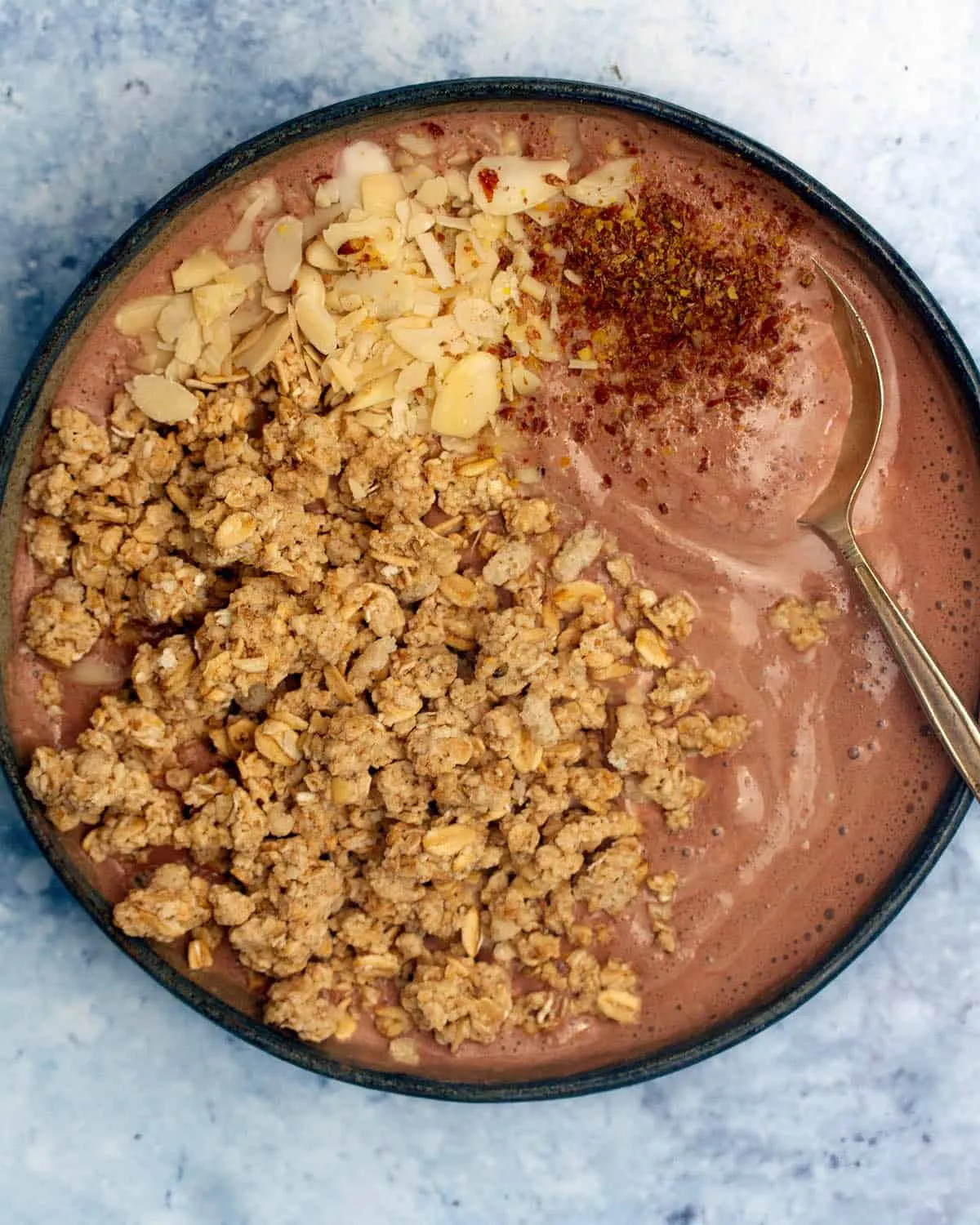 Chocolate Yogurt Granola Breakfast Bowl