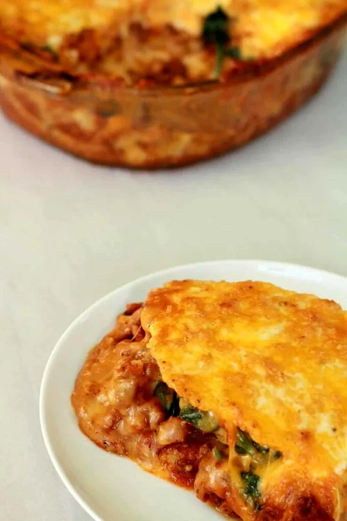 Chorizo and Polenta Lasagna