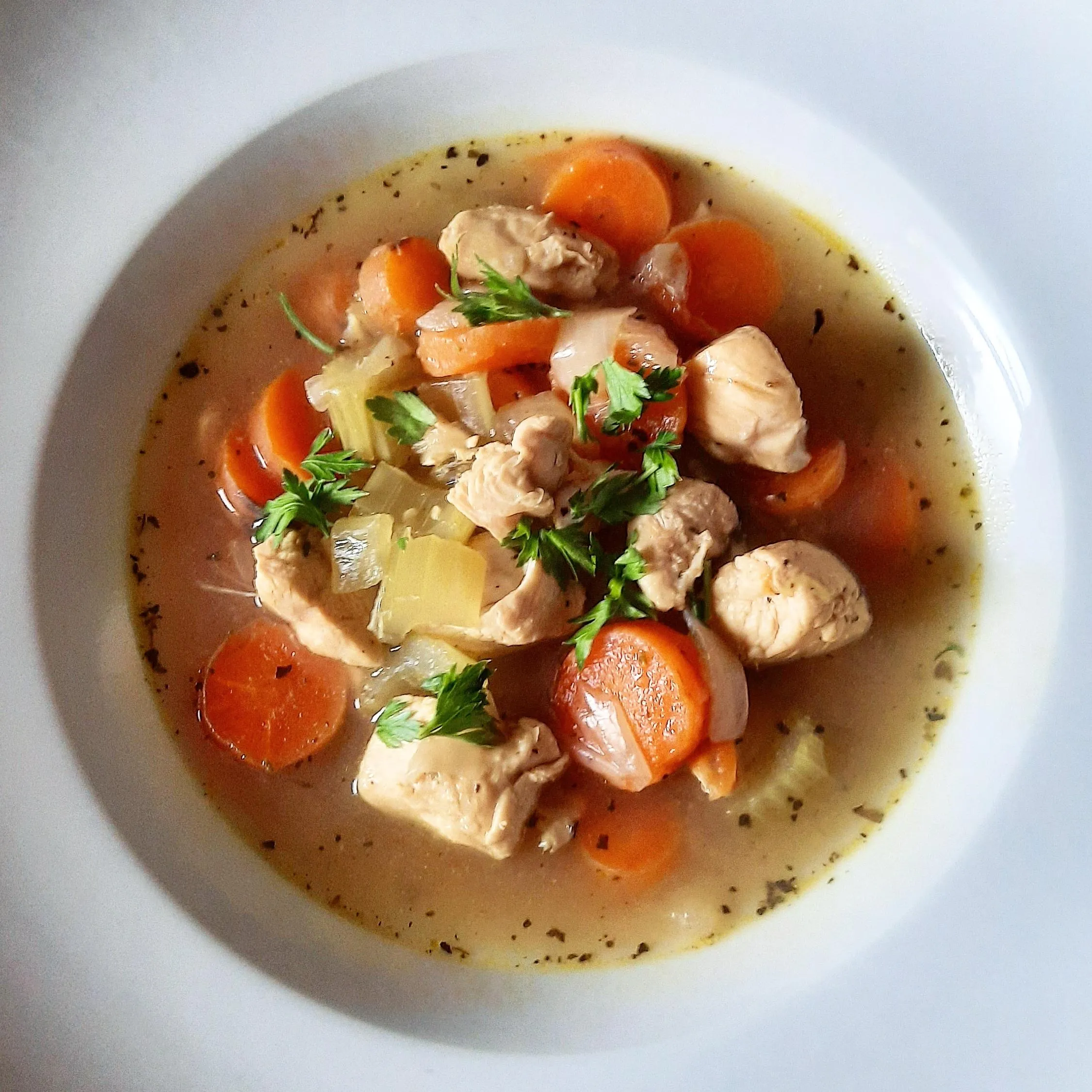 Chunky Chicken Vegetable Soup