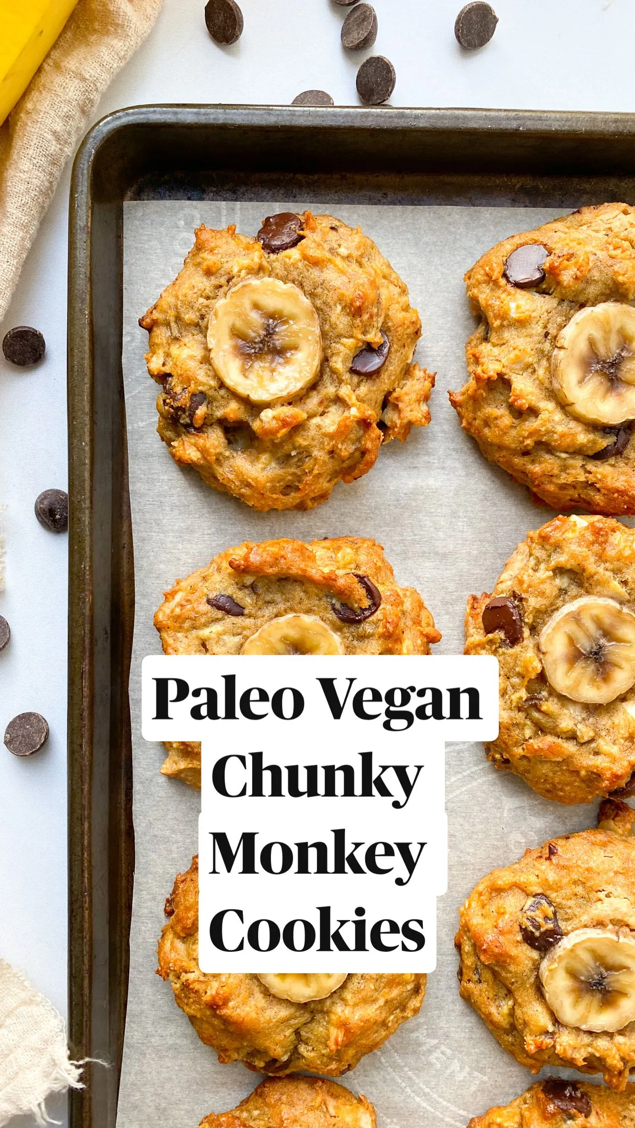 Chunky Monkey Paleo Cookies