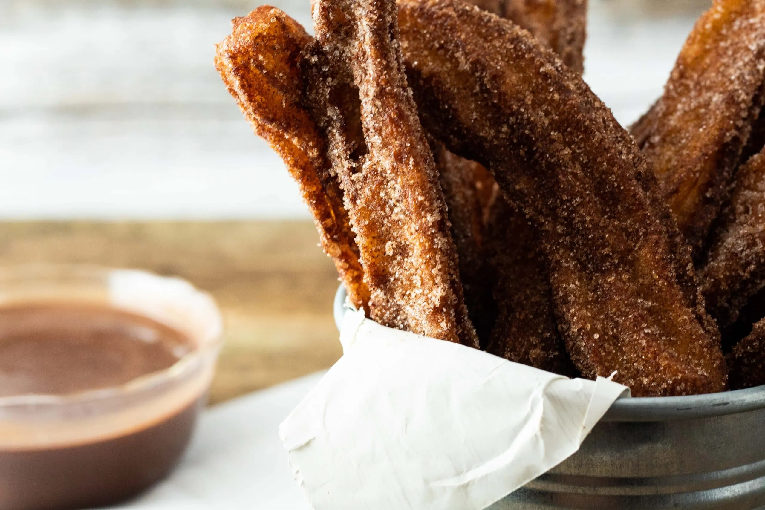 Churros with Chocolate Coffee Sauce