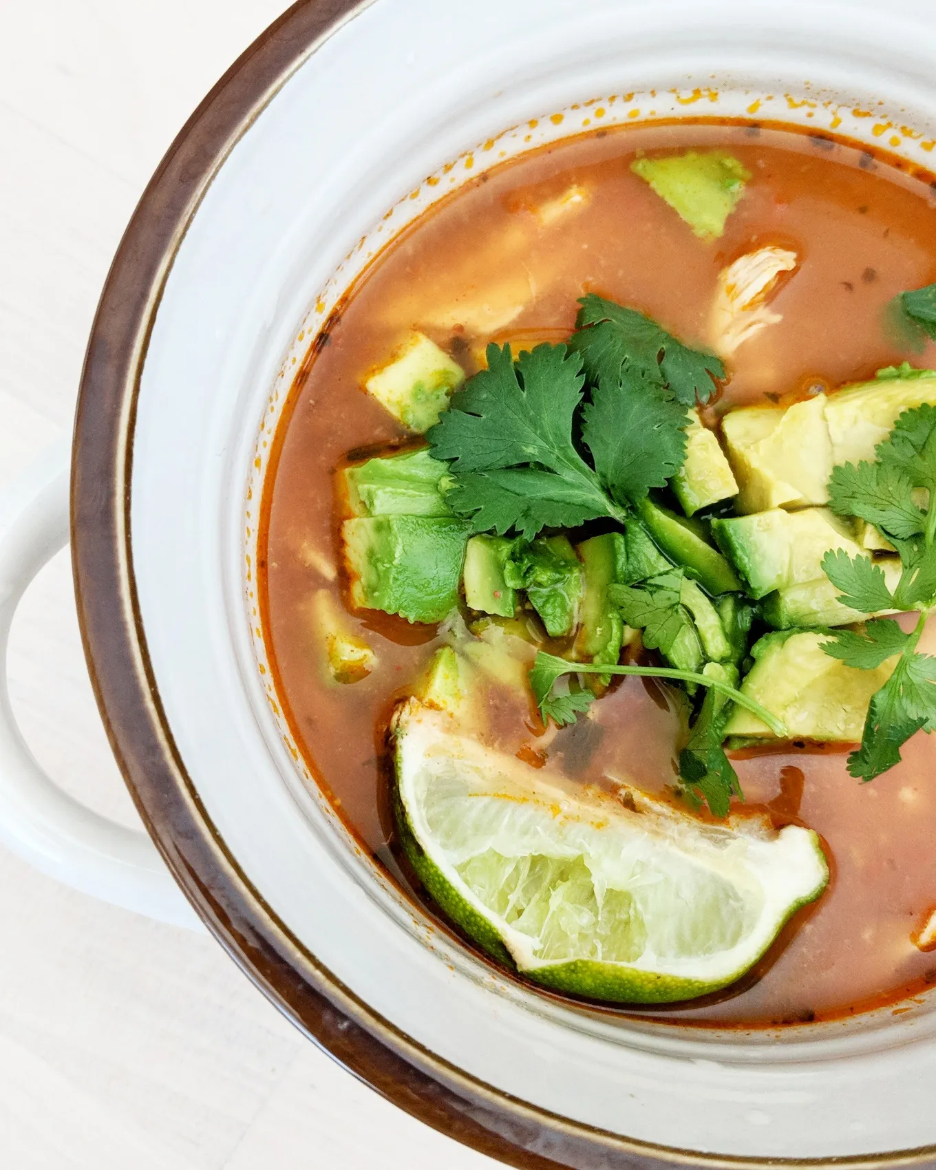 Cilantro Lime Chicken Soup