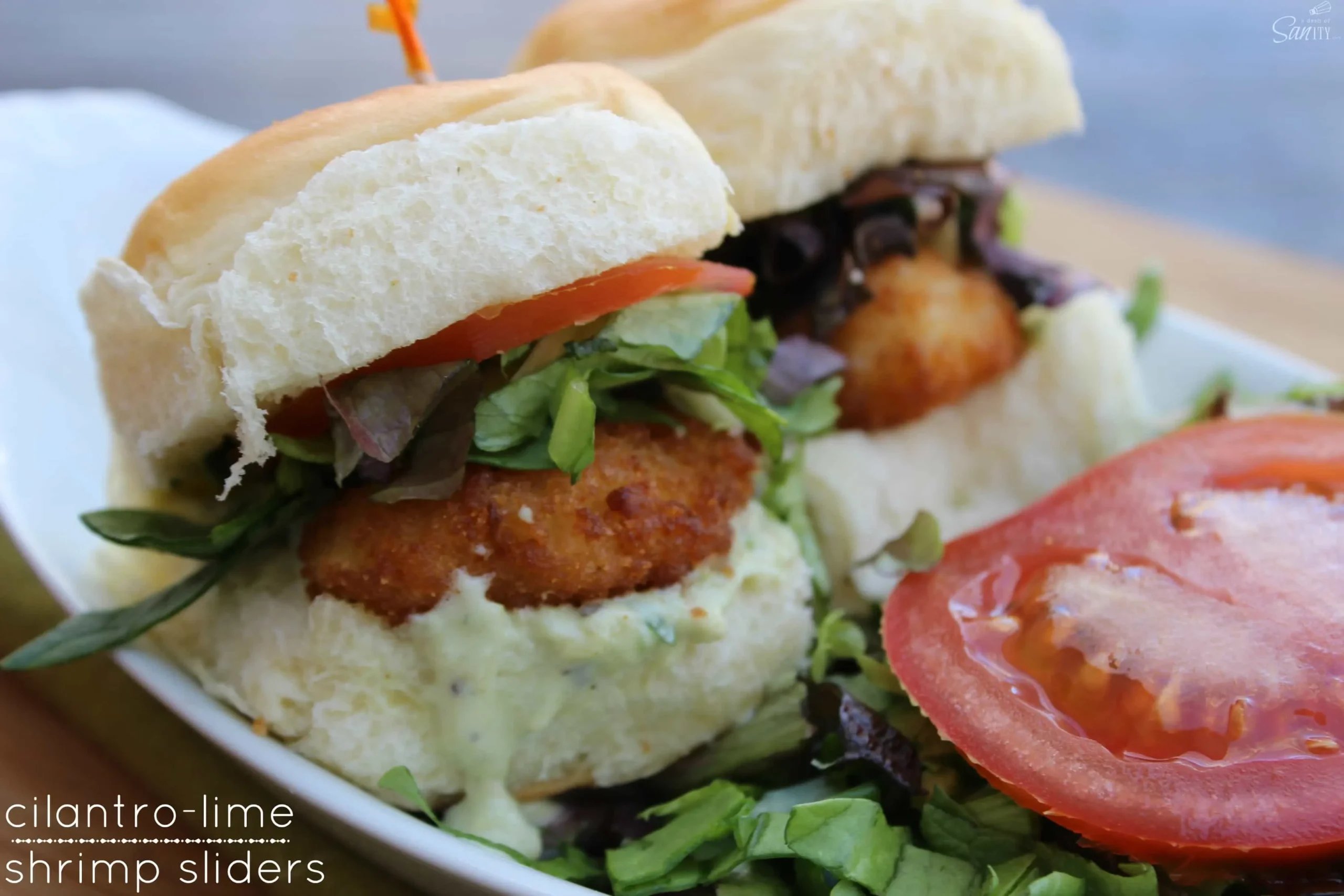Cilantro Lime Shrimp Sliders