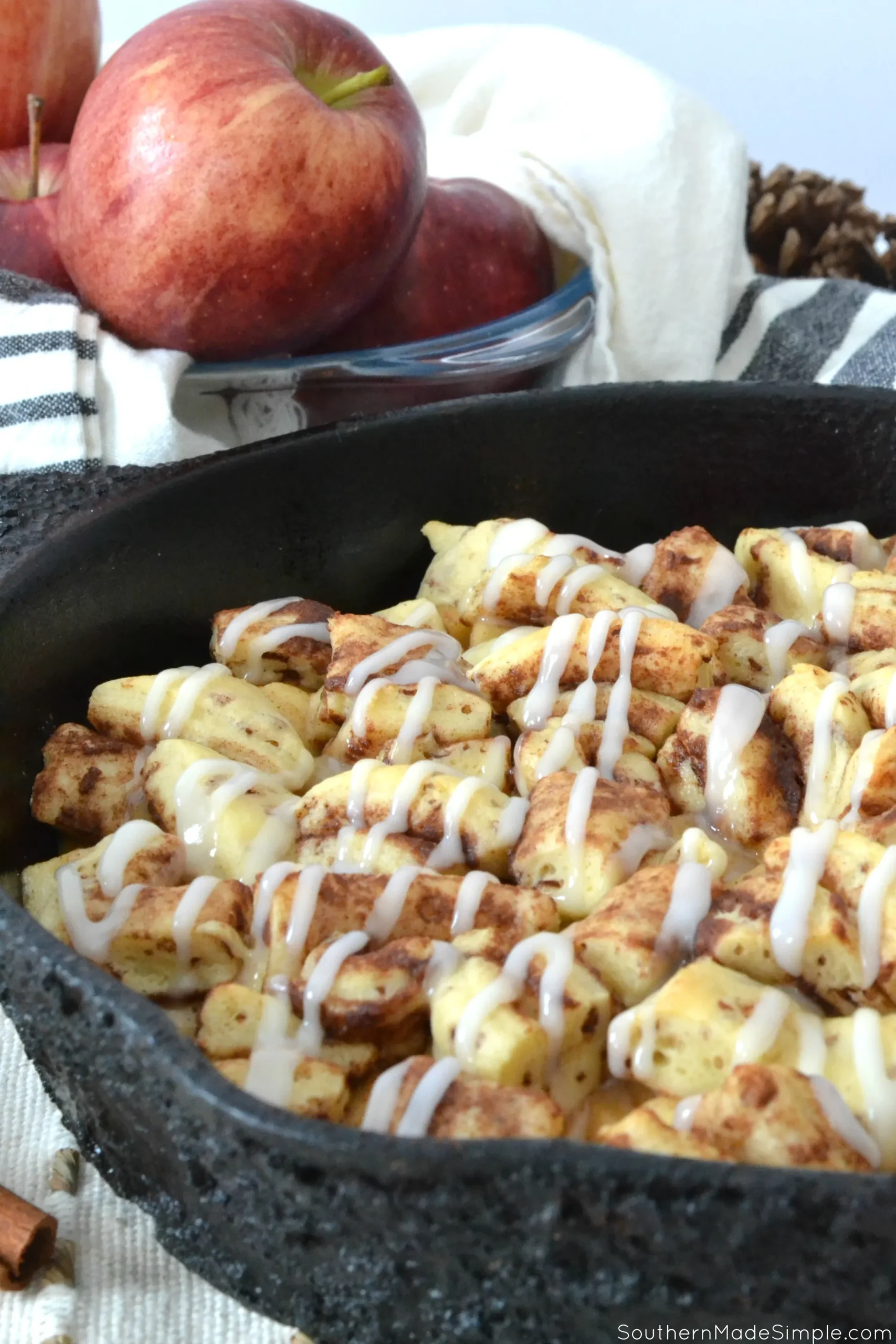 Cinnamon Bites Apple Cobbler