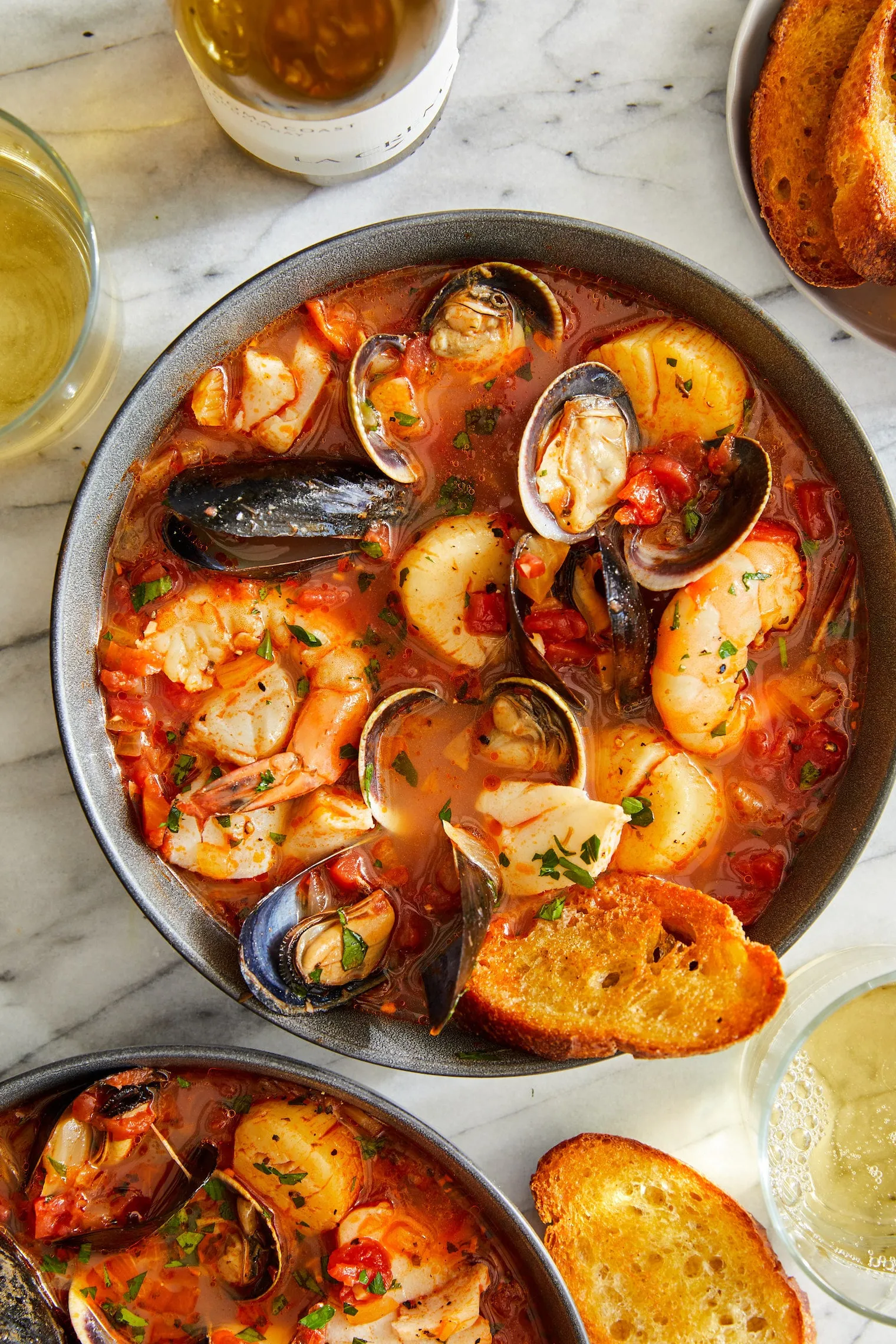 Cioppino Seafood en Papillote