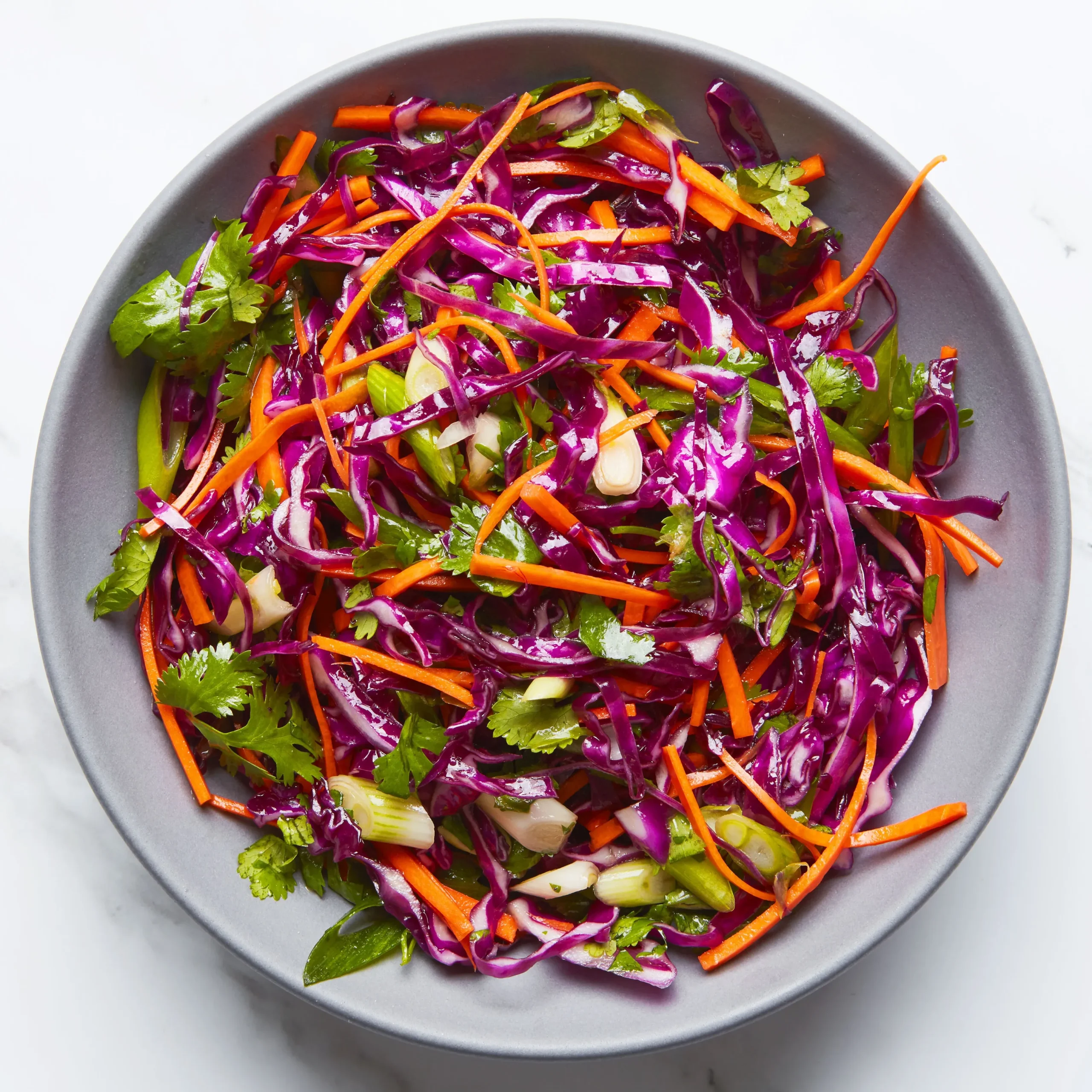 Citrus Red Cabbage Slaw
