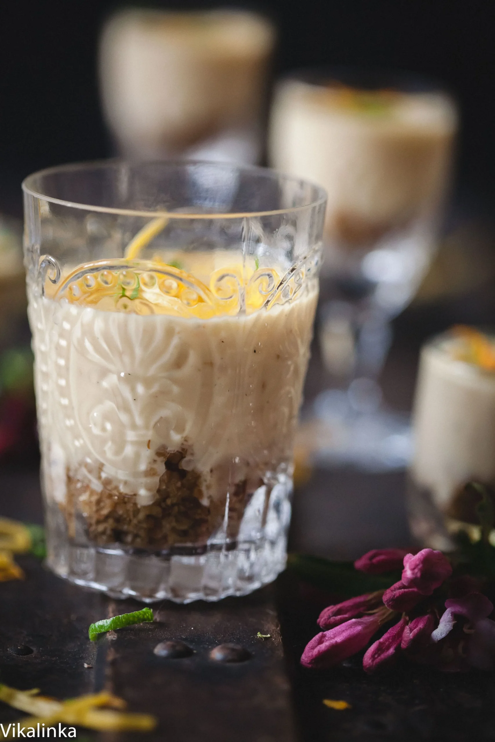 Citrus and Vanilla Bean Posset