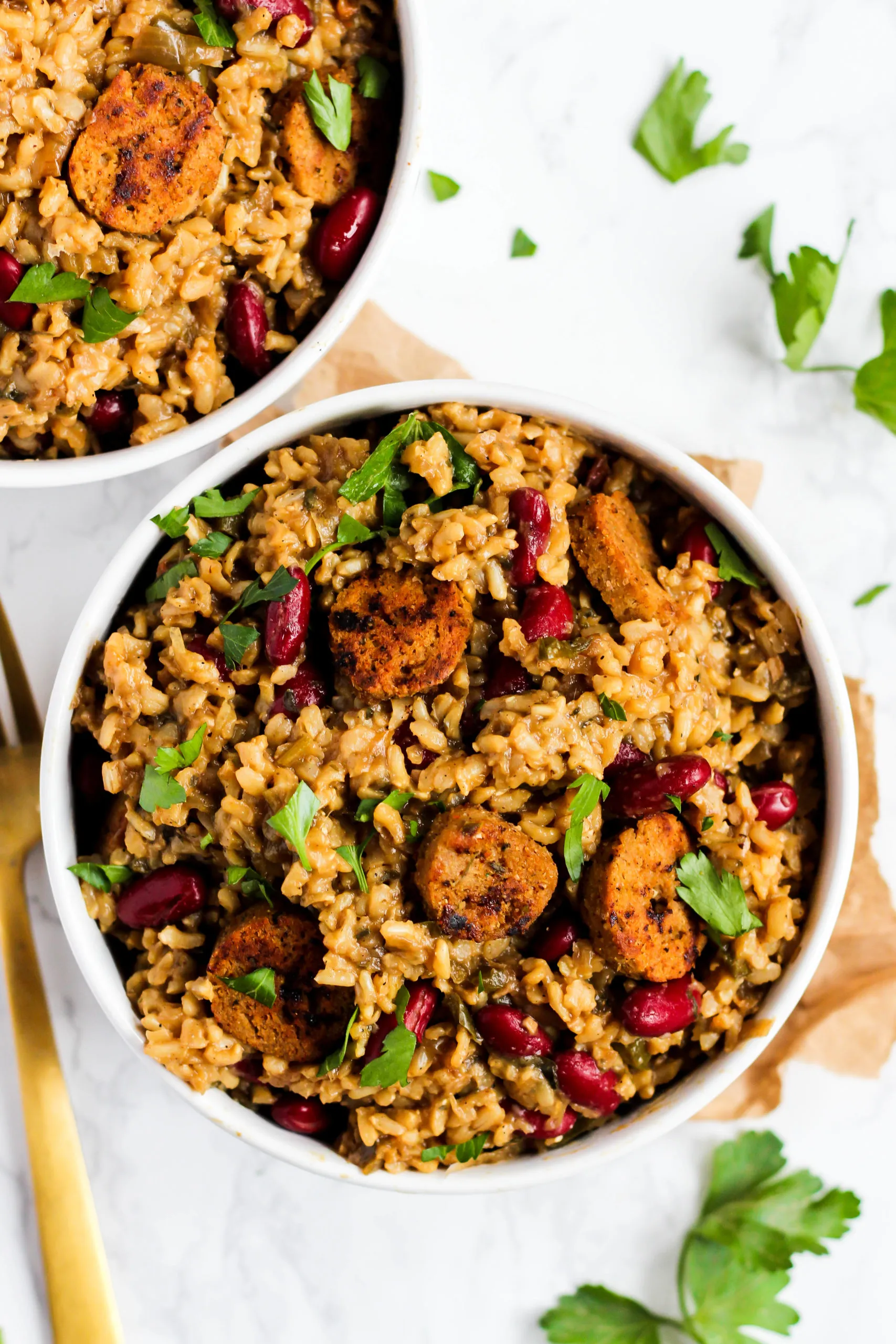 Classic Cajun Vegan Jambalaya