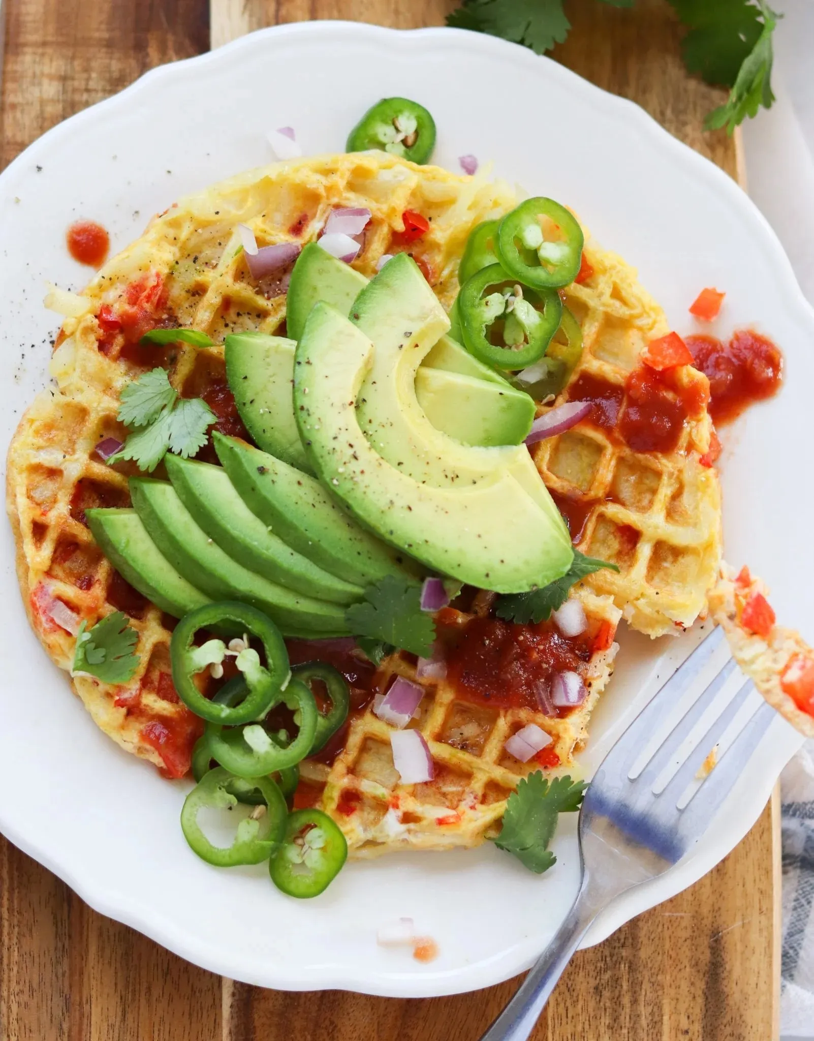 Clean Eating Waffle Iron Omelets
