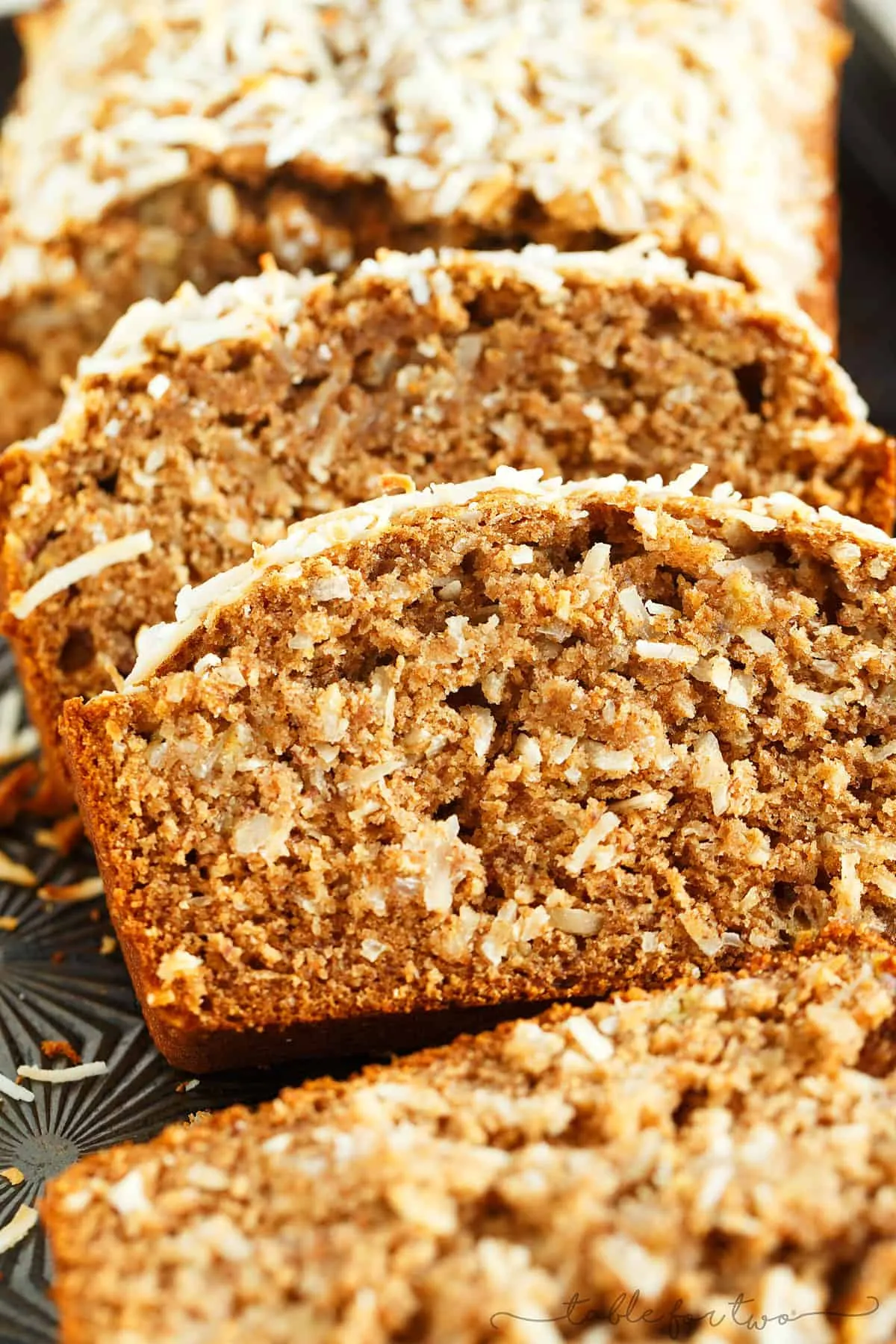 Coconut Banana Bran Bread
