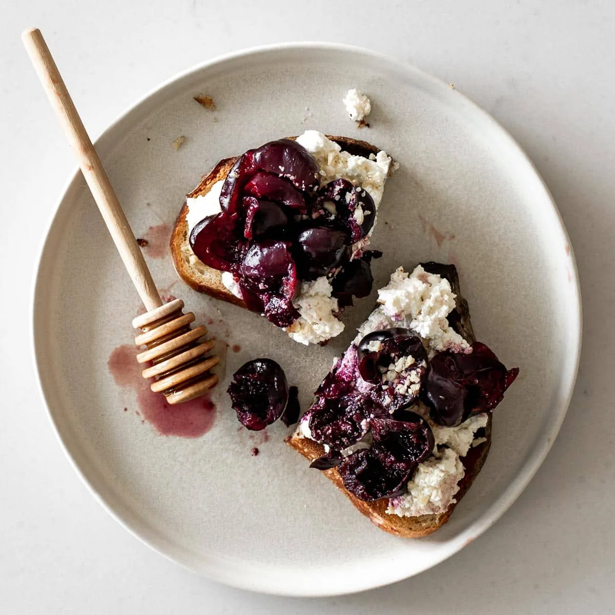 Coconut Cherry Ricotta Bread