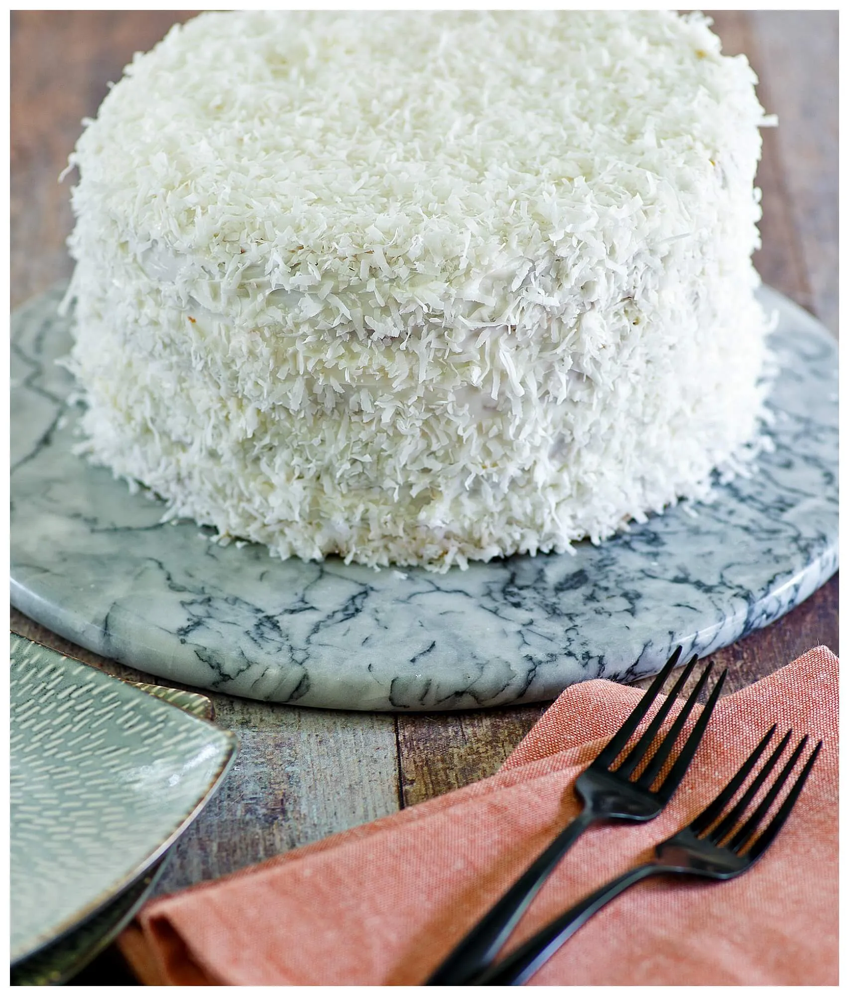 Coconut Cream Cake with Coconut Cream Frosting